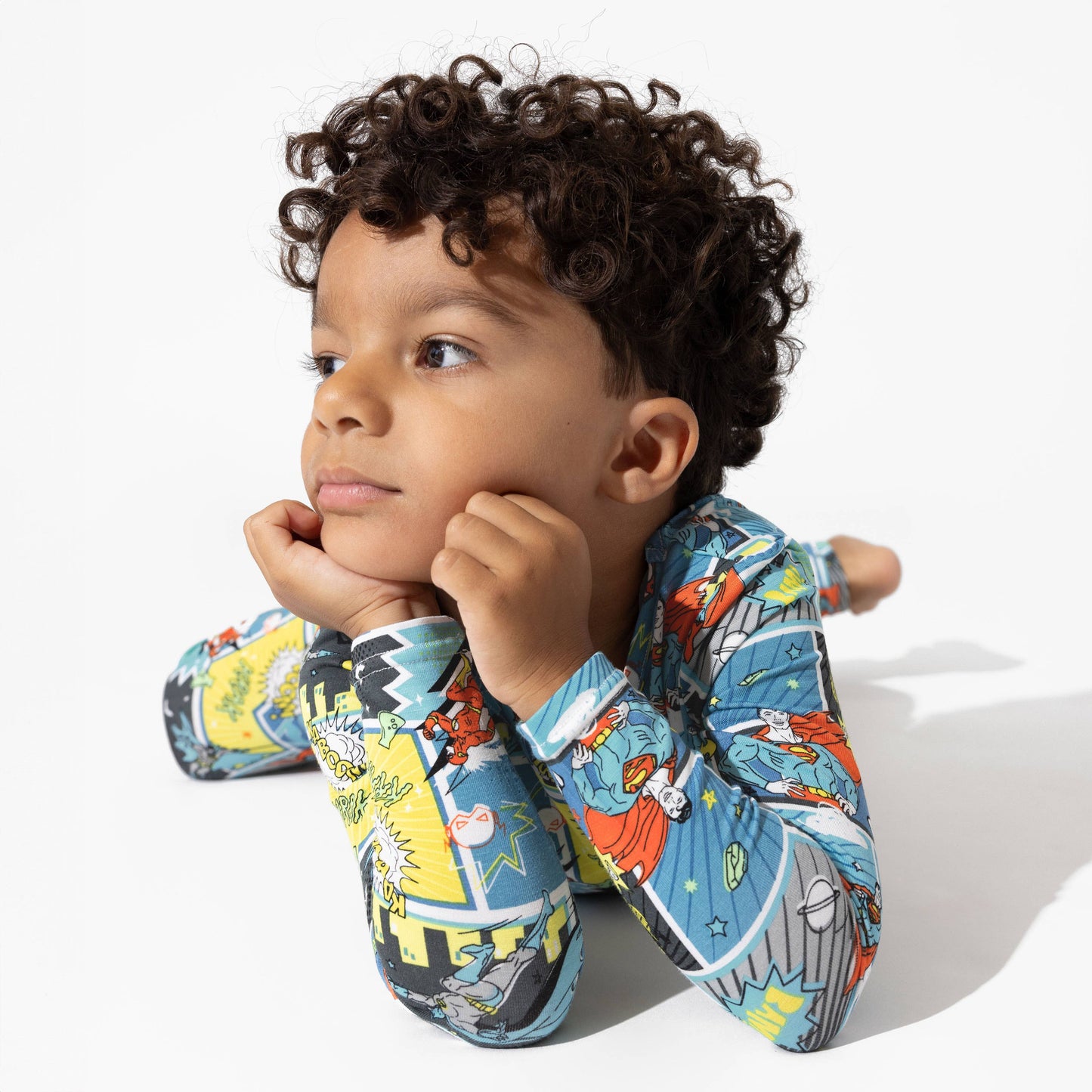 Justice League Heroes Bamboo Kids Pajamas: 9/10Y