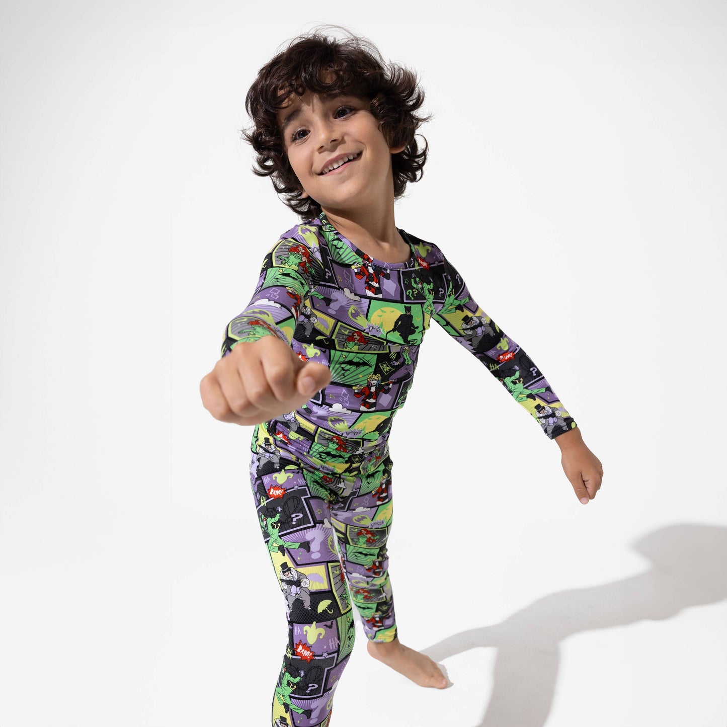 Batman Baddies Bamboo Kids Pajamas: 4T