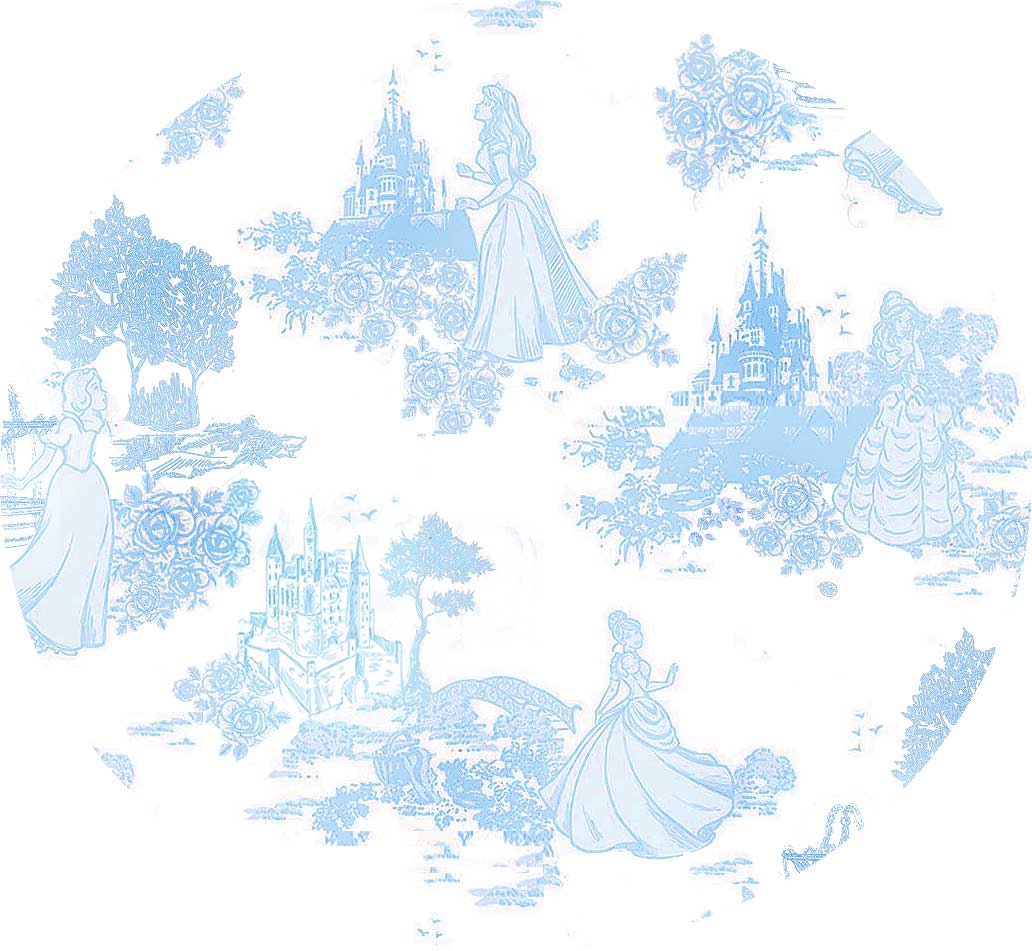 Women’s Bamboo Lounge Joggers- PRINCESS BLEU TOILE