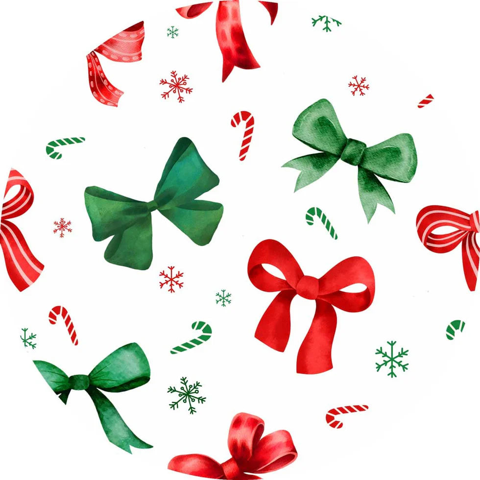 Bamboo (Willow) Long Sleeve Lounge Set-MERRY & BRIGHT WRAPPED IN A BOW