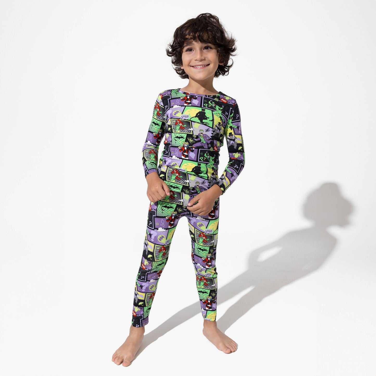 Batman Baddies Bamboo Kids Pajamas: 4T
