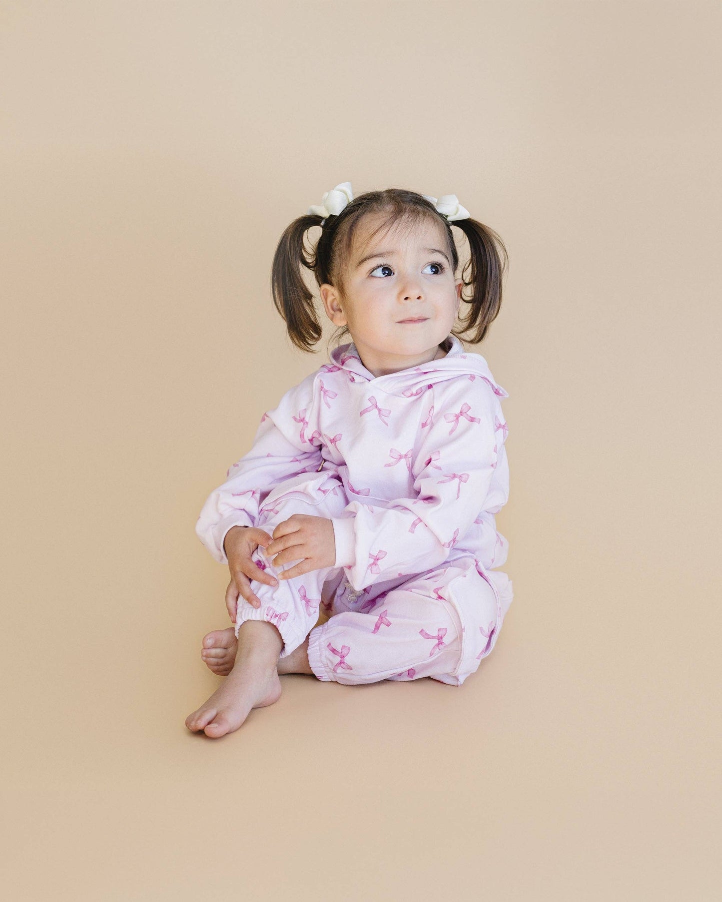 Cargo Baby & Kids Jogger Set | Pink Bows: 5T