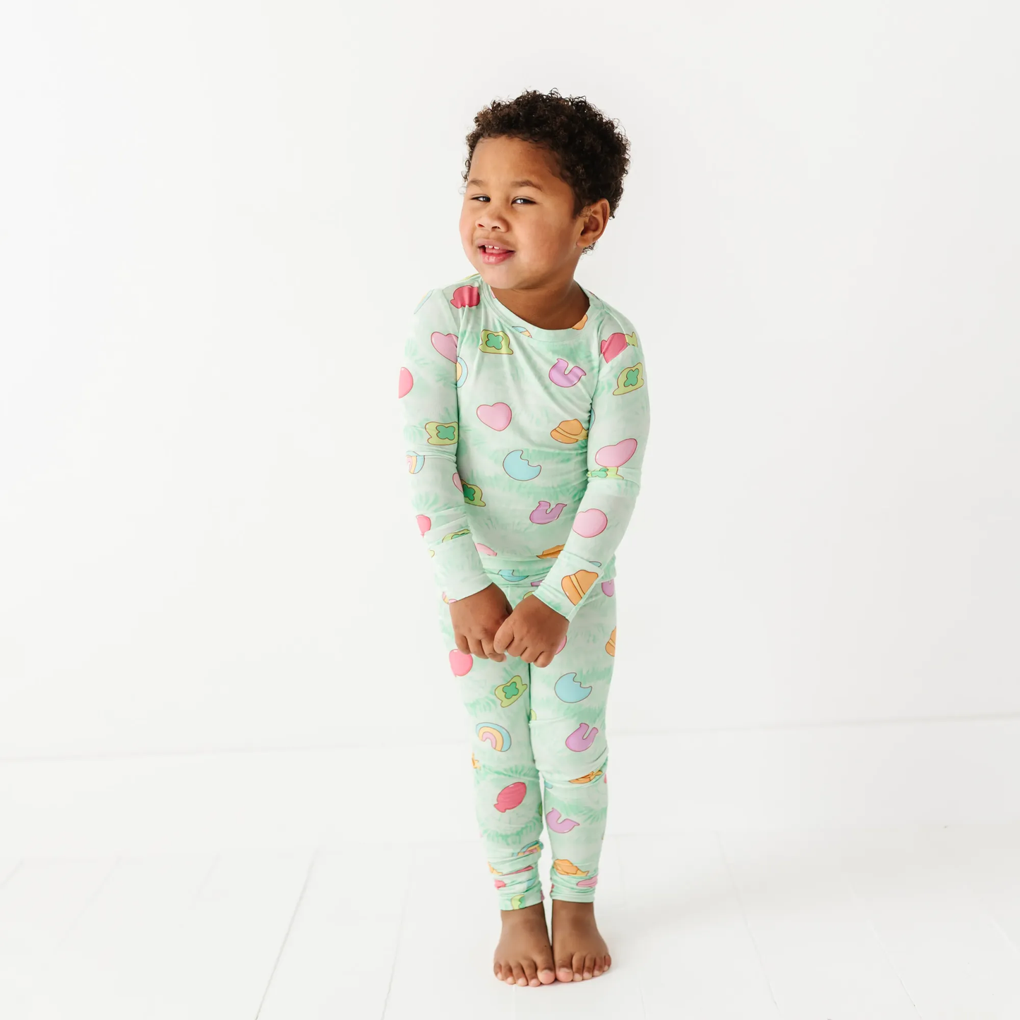 Toddler/Big Kids Pajamas- ST. PATRICK'S CHARMS