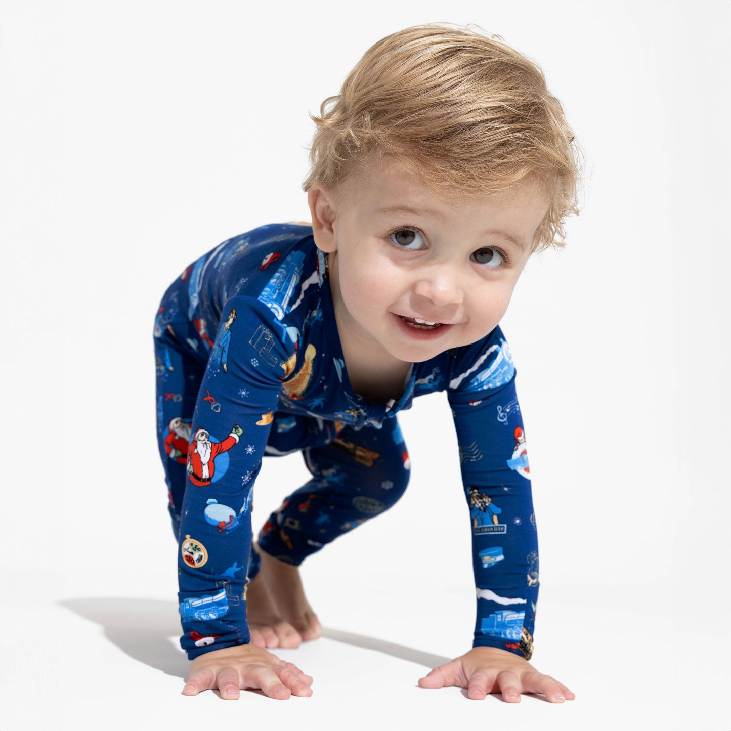 The Polar Express Bamboo Convertible Footie: 3-6 Months