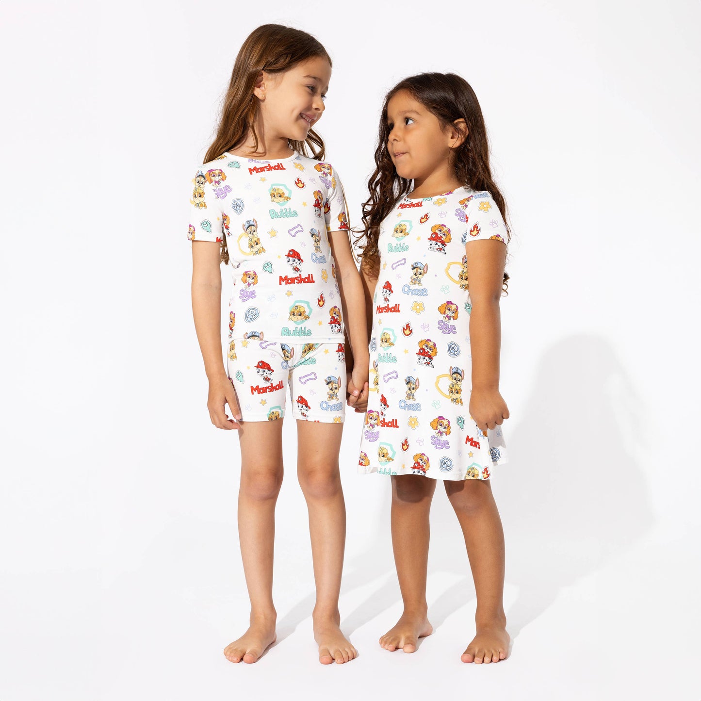 PAW Patrol: Playful Pups Bamboo Kids Pajama Short Set: 6Y