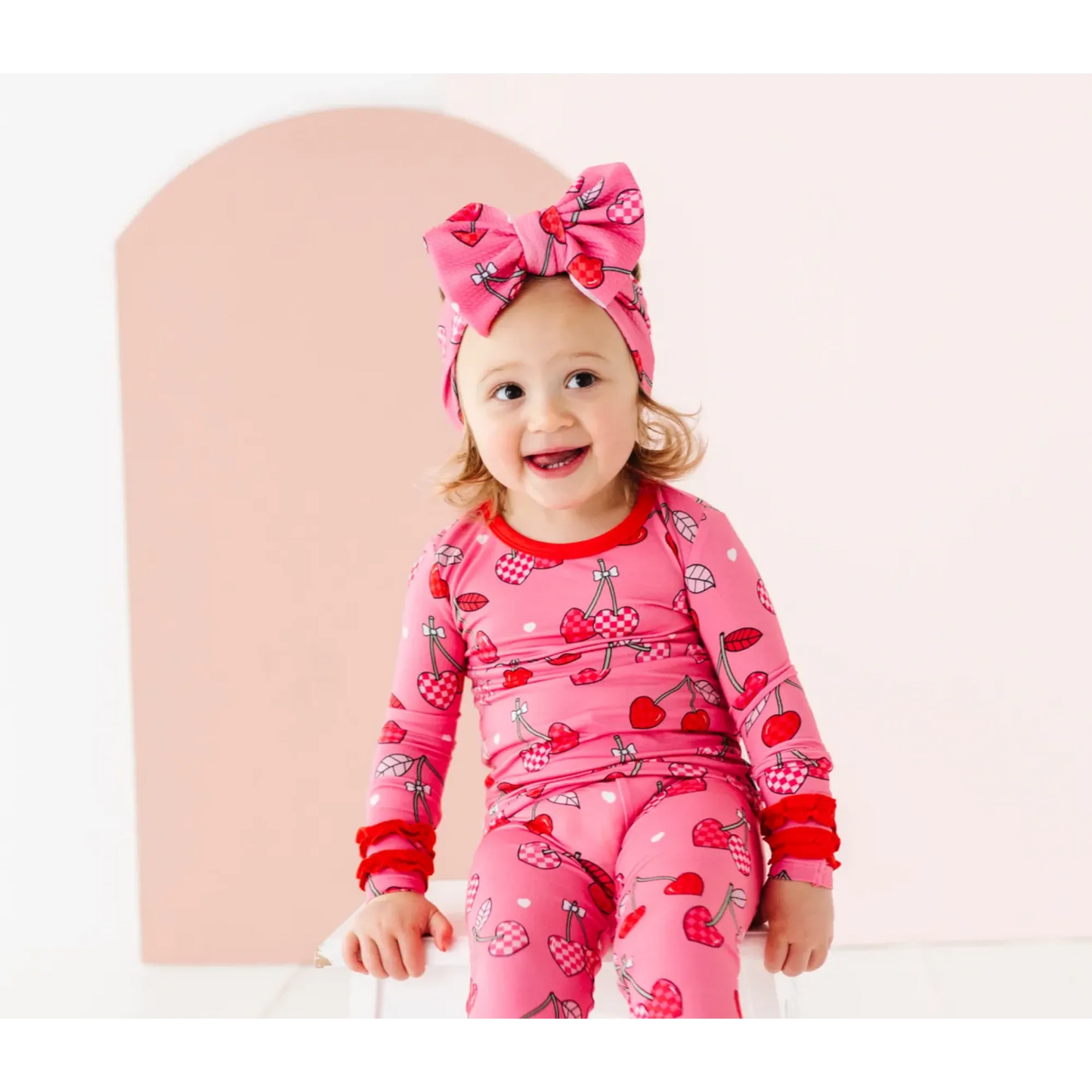 Cherry Biggie Bow: One Size