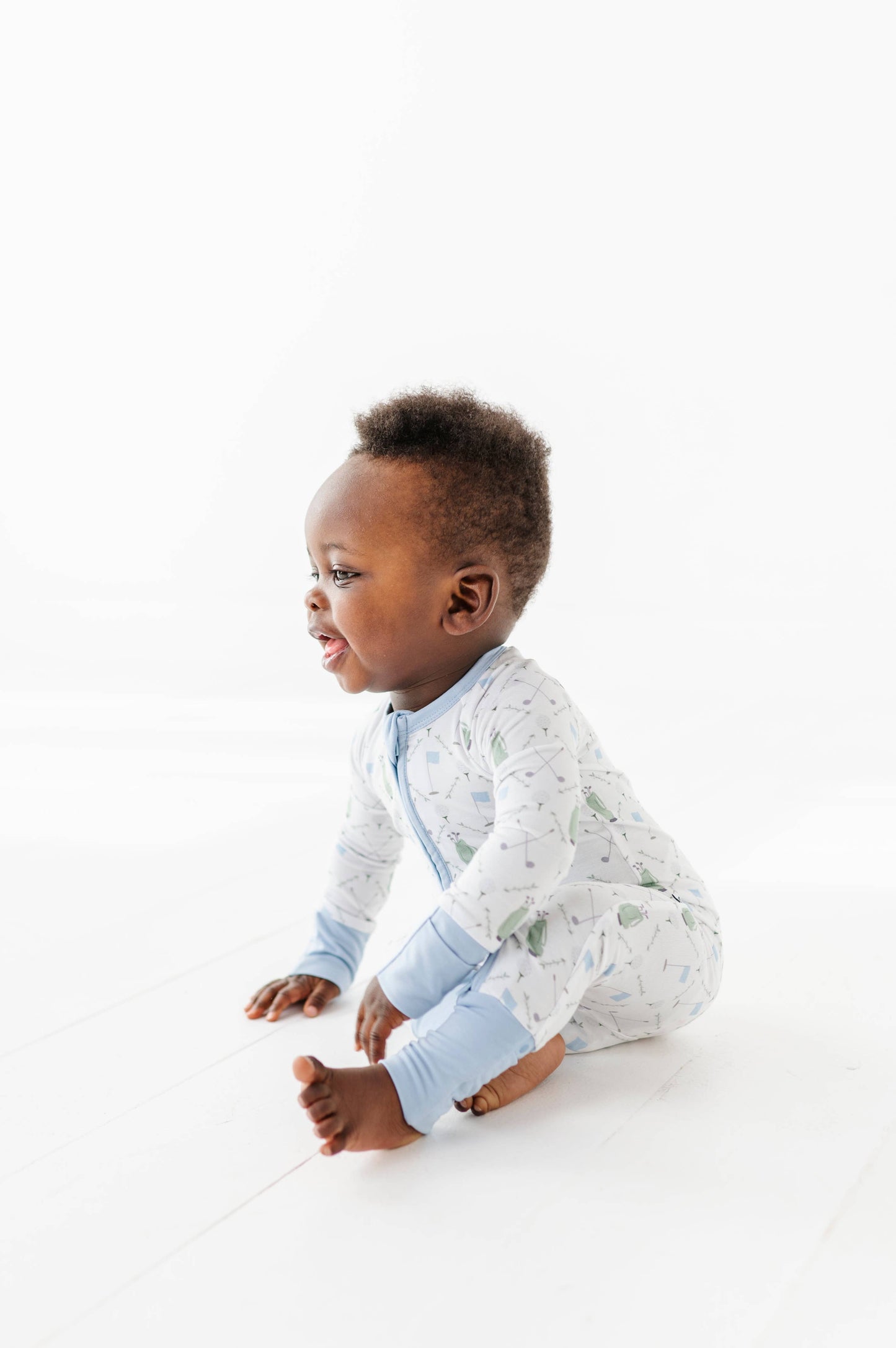 Dressed to the Tee Convertible Footies- Blue