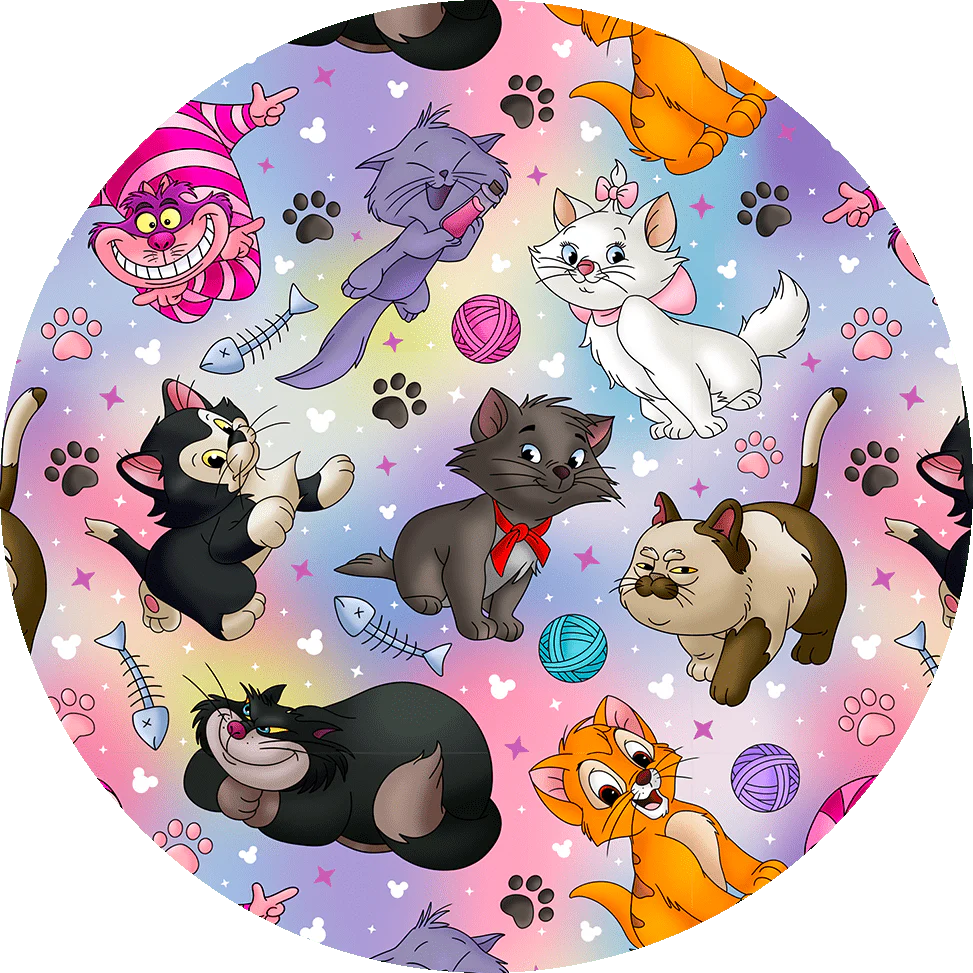 3 Layer Non Quilted Bamboo Blanket 50X65- DAZZLING DUOS PURRFECT CATS