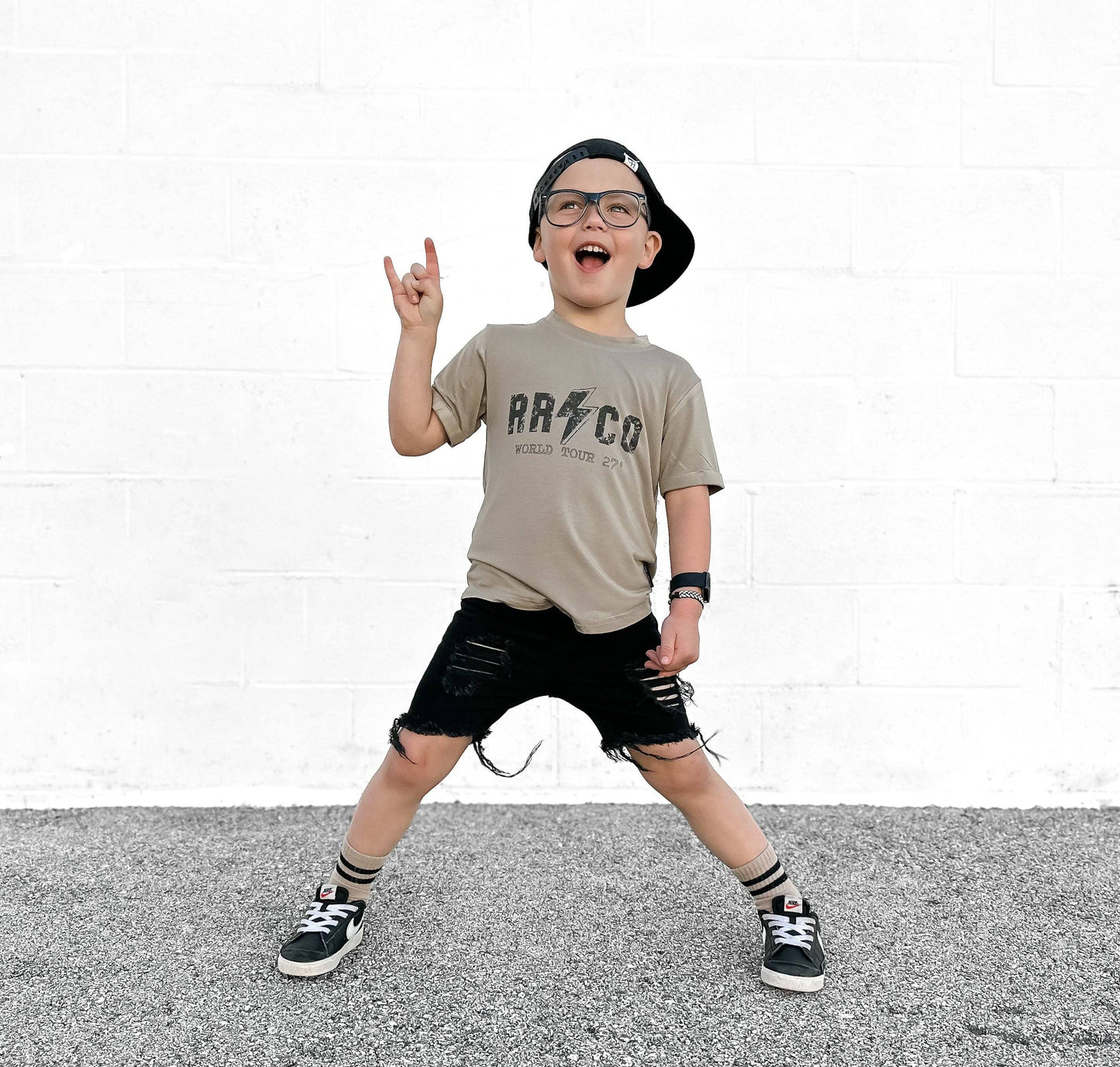 BAMBOO TEE - RRCO WORLD TOUR 27’ - DUNE: 12-18M
