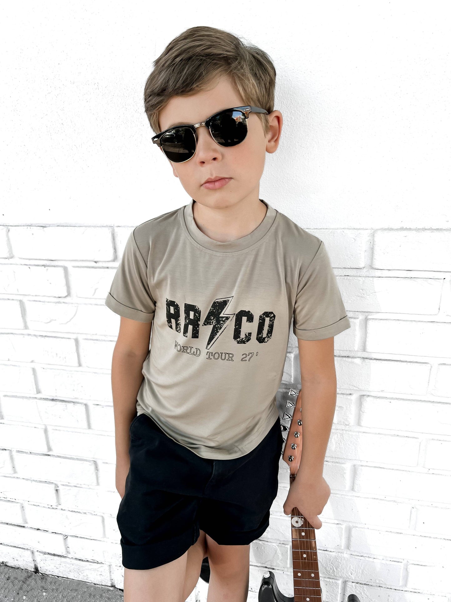 BAMBOO TEE - RRCO WORLD TOUR 27’ - DUNE: 12-18M