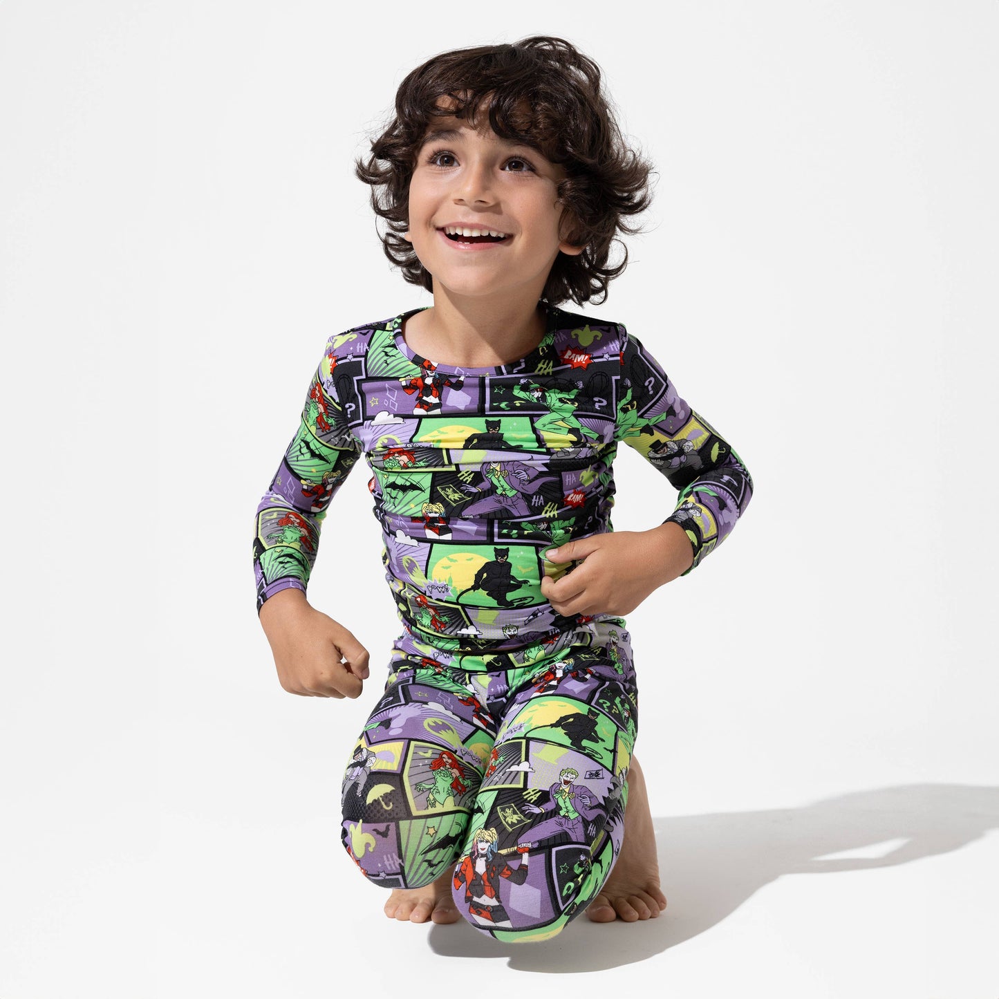 Batman Baddies Bamboo Kids Pajamas: 4T
