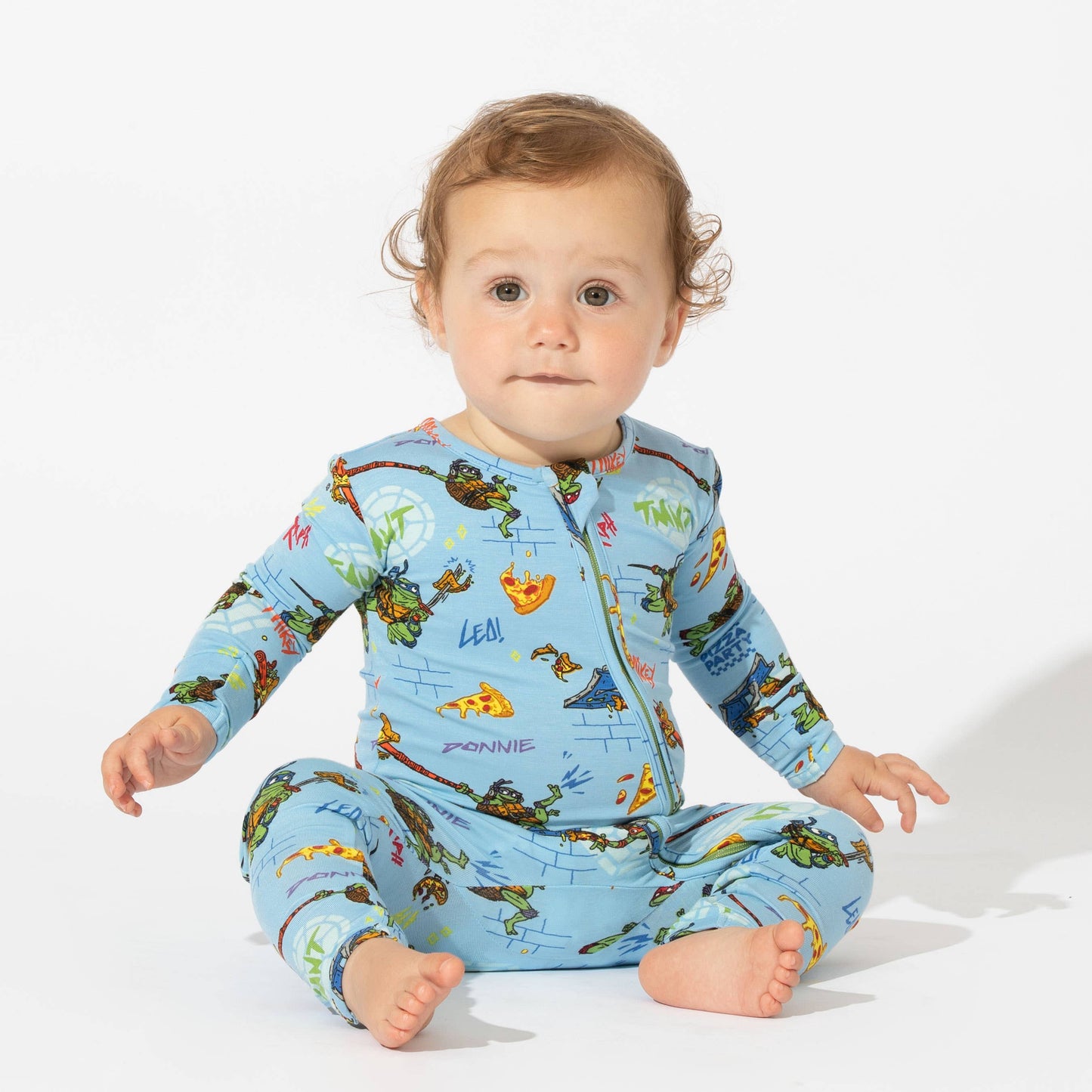 Teenage Mutant Ninja Turtles Pizza Bamboo Convertible Footie