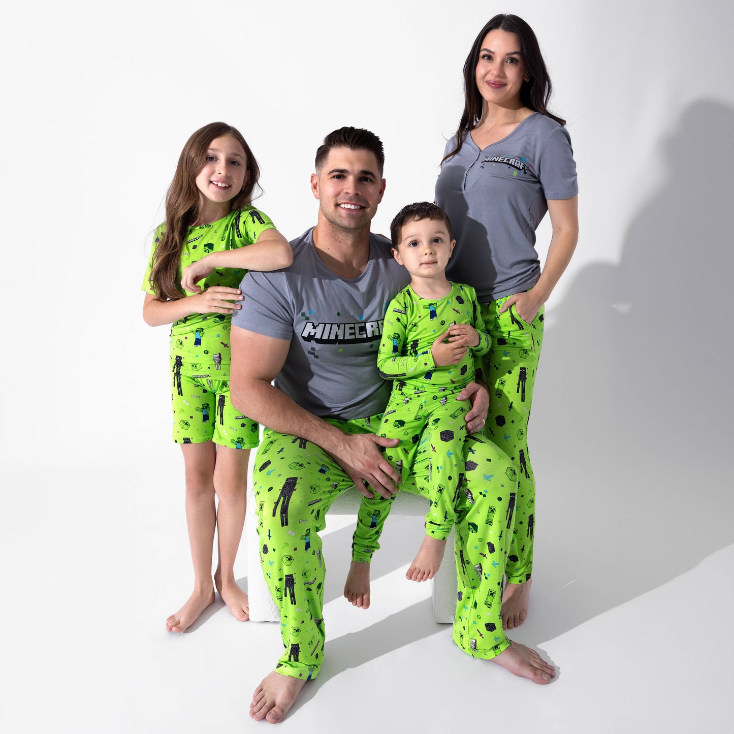 Minecraft Mob Squad Bamboo Kids Pajamas