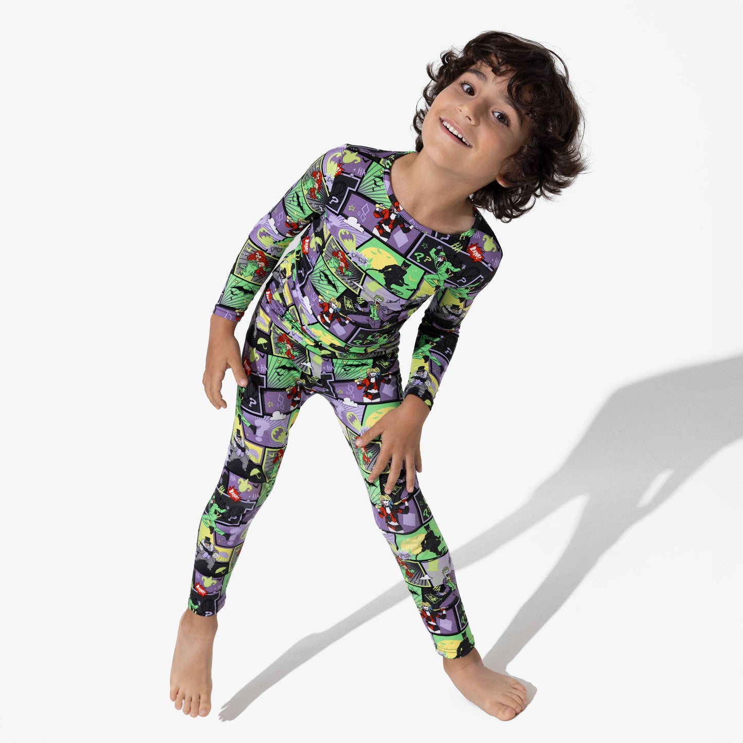 Batman Baddies Bamboo Kids Pajamas: 4T