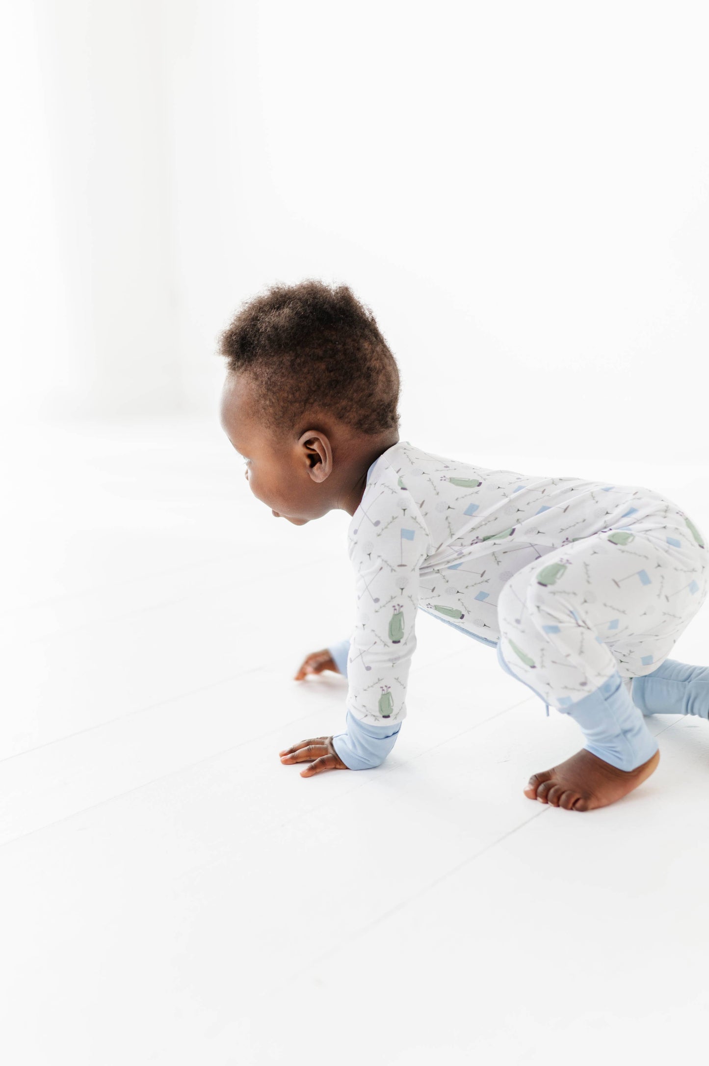 Dressed to the Tee Convertible Footies- Blue