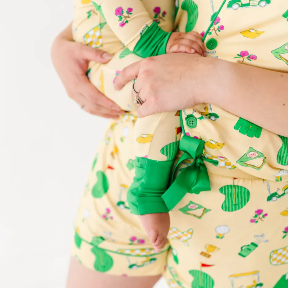 2025 Masters- Dreaming of a Green Jacket Mama Short Lounge Set