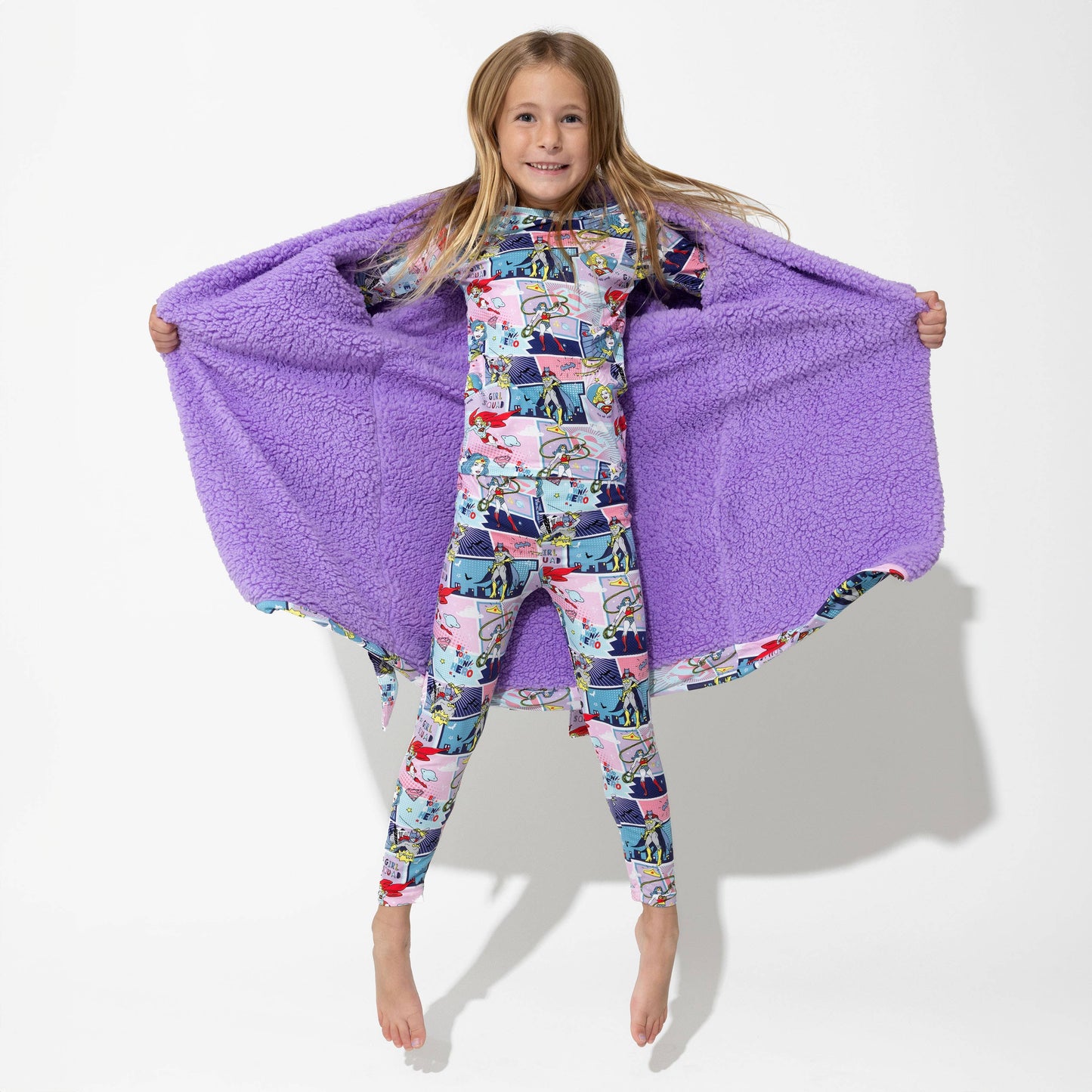 Justice League Heroines Bamboo Kids Pajamas: 5T