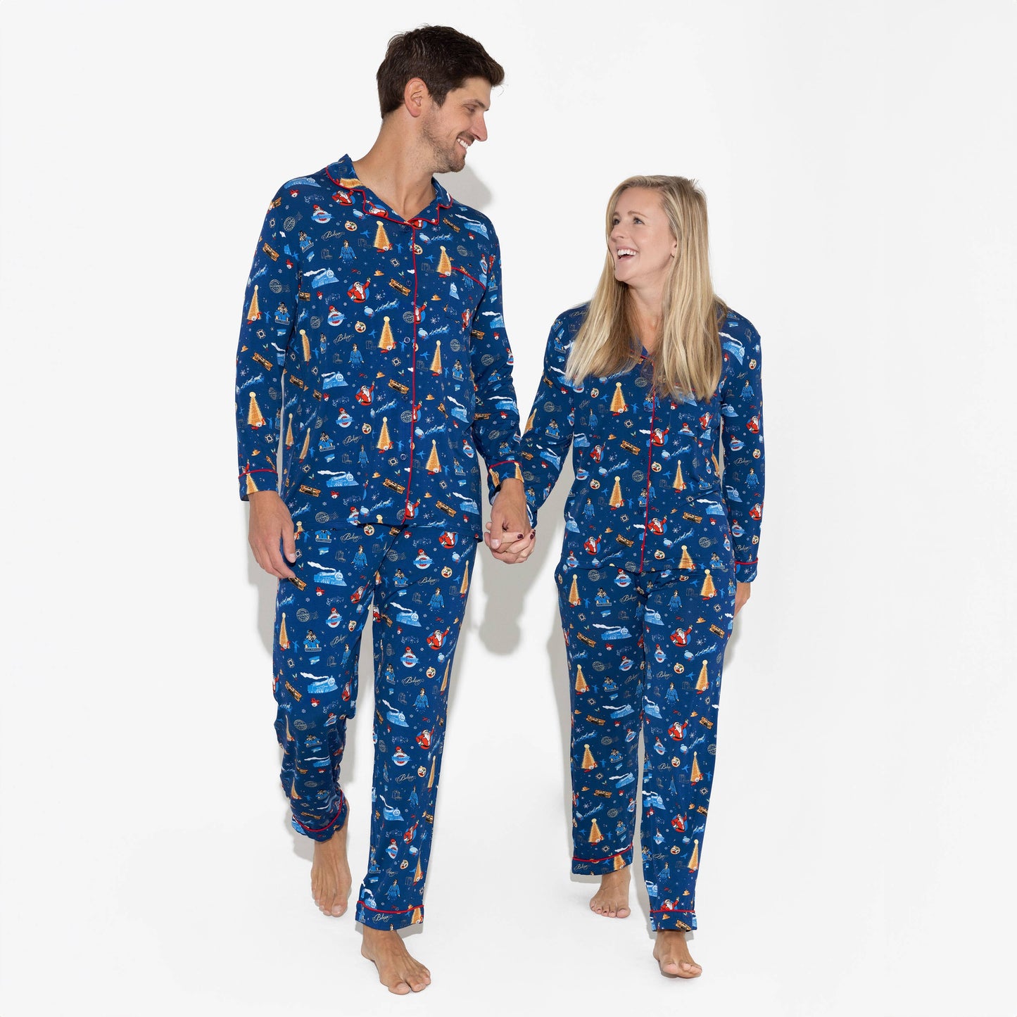 The Polar Express Bamboo Women's Pajama Set: M