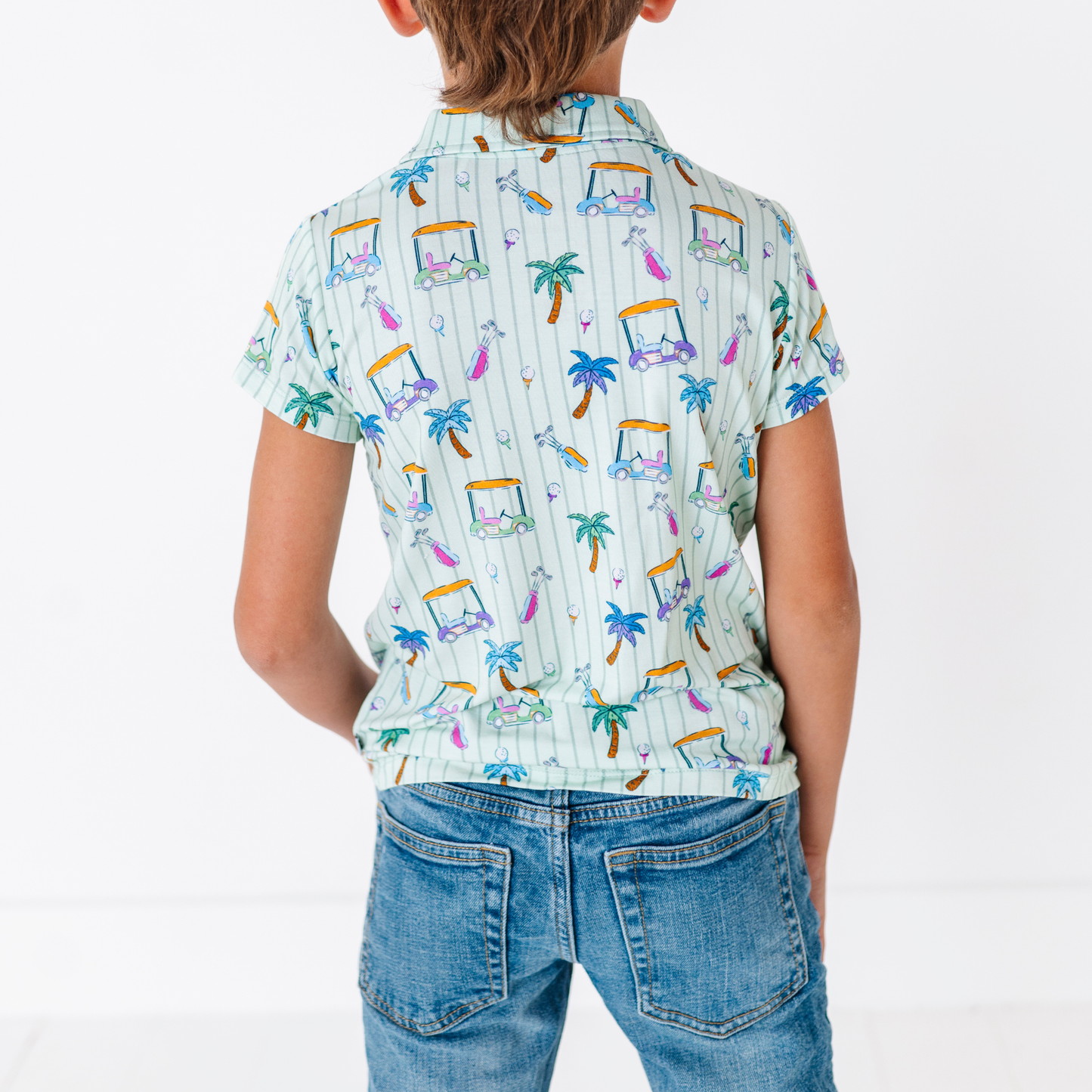 Polo Shirt- It's Fore O'Clock Somewhere