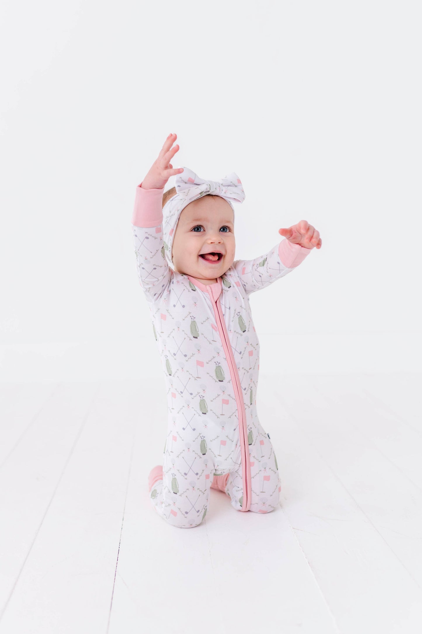 Dressed to the Tee Convertible Footies- Pink