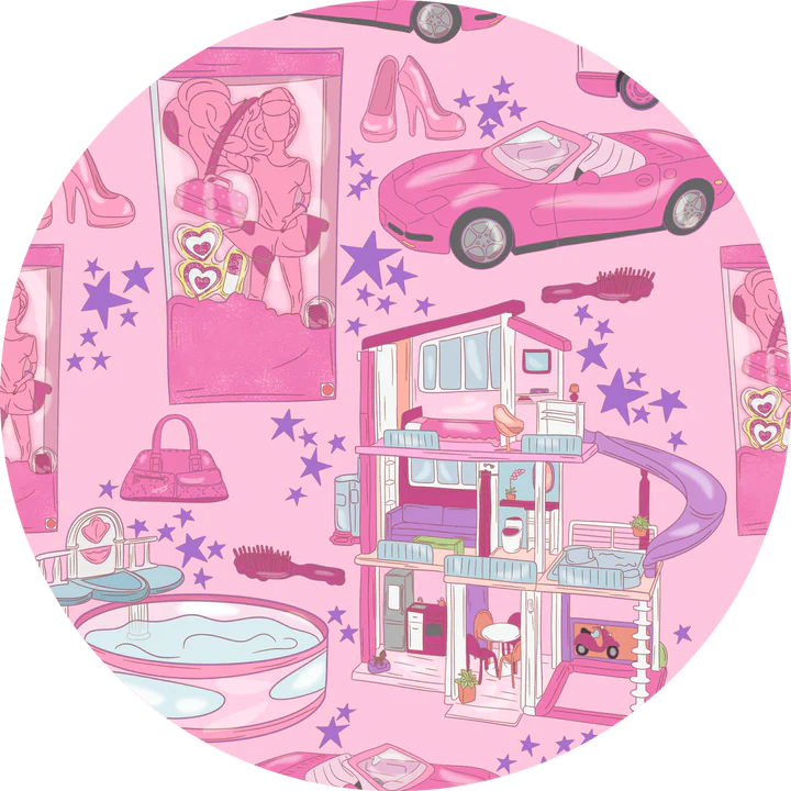 Large Minky Lush Blanket 60x80- DREAM DOLL BARBIE