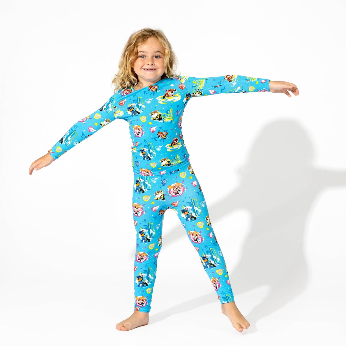 PAW Patrol Mighty Movie - Mighty Pups Kids Bamboo Pajamas: 2T