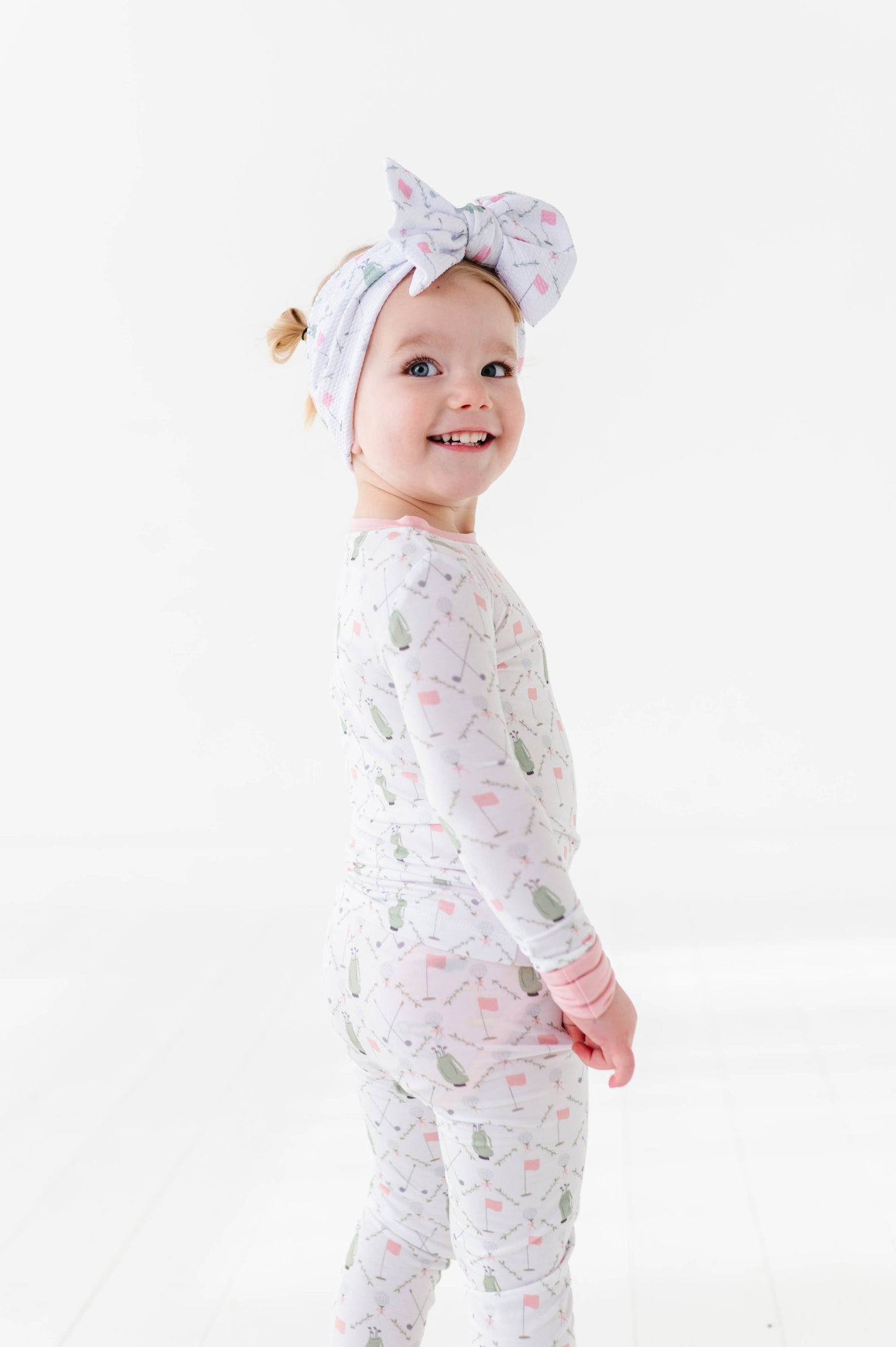 Dressed to the Tee Long Sleeves and Pants- Pink