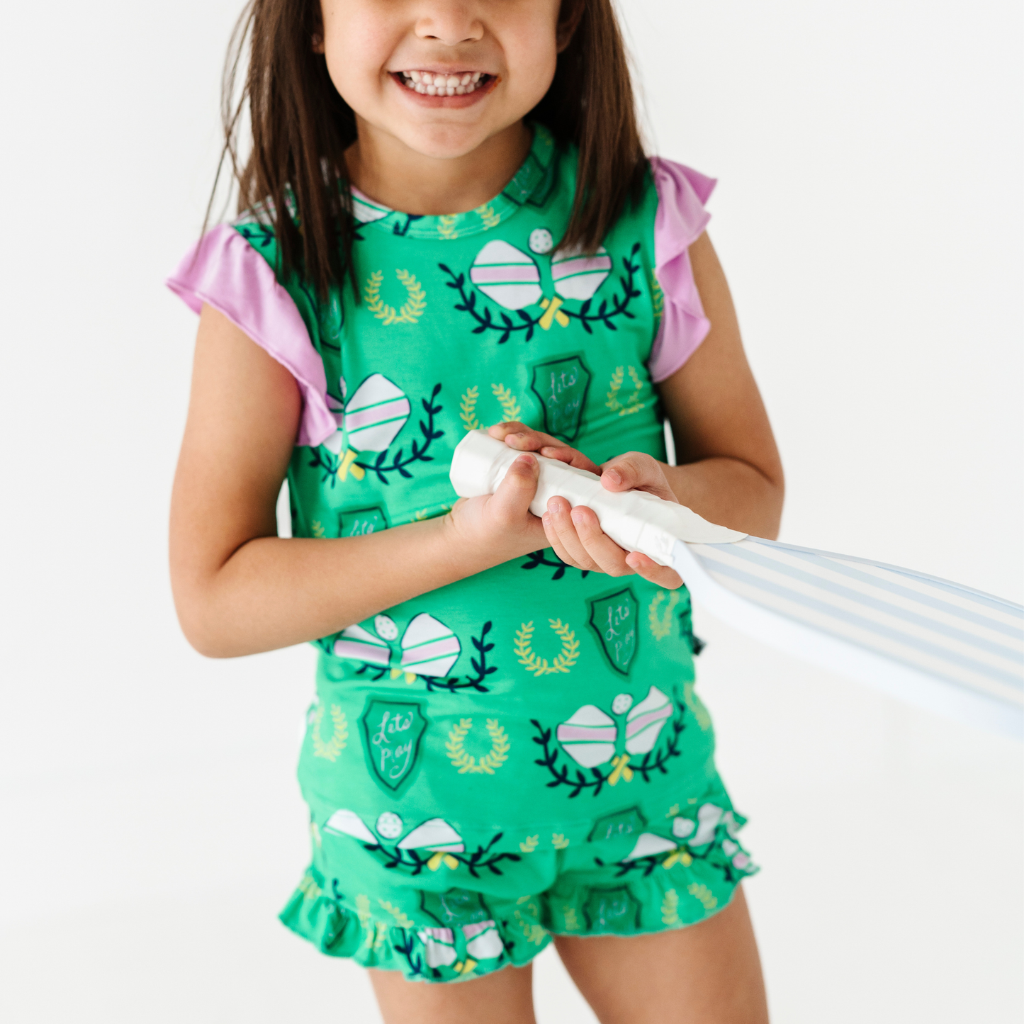 In a Pickle(ball) Short Set Toddler/Kids: 9/10Y