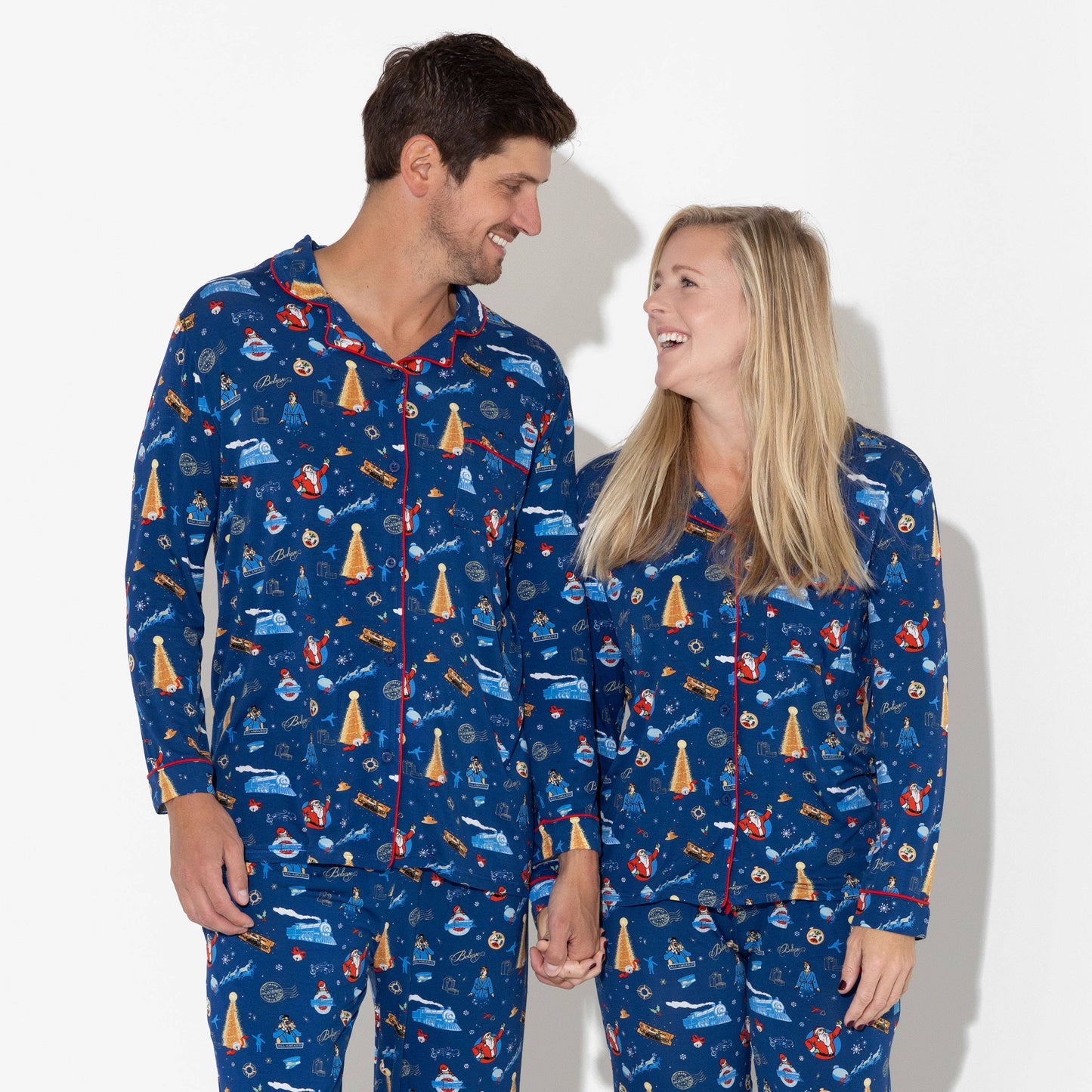 The Polar Express Bamboo Women's Pajama Set: M