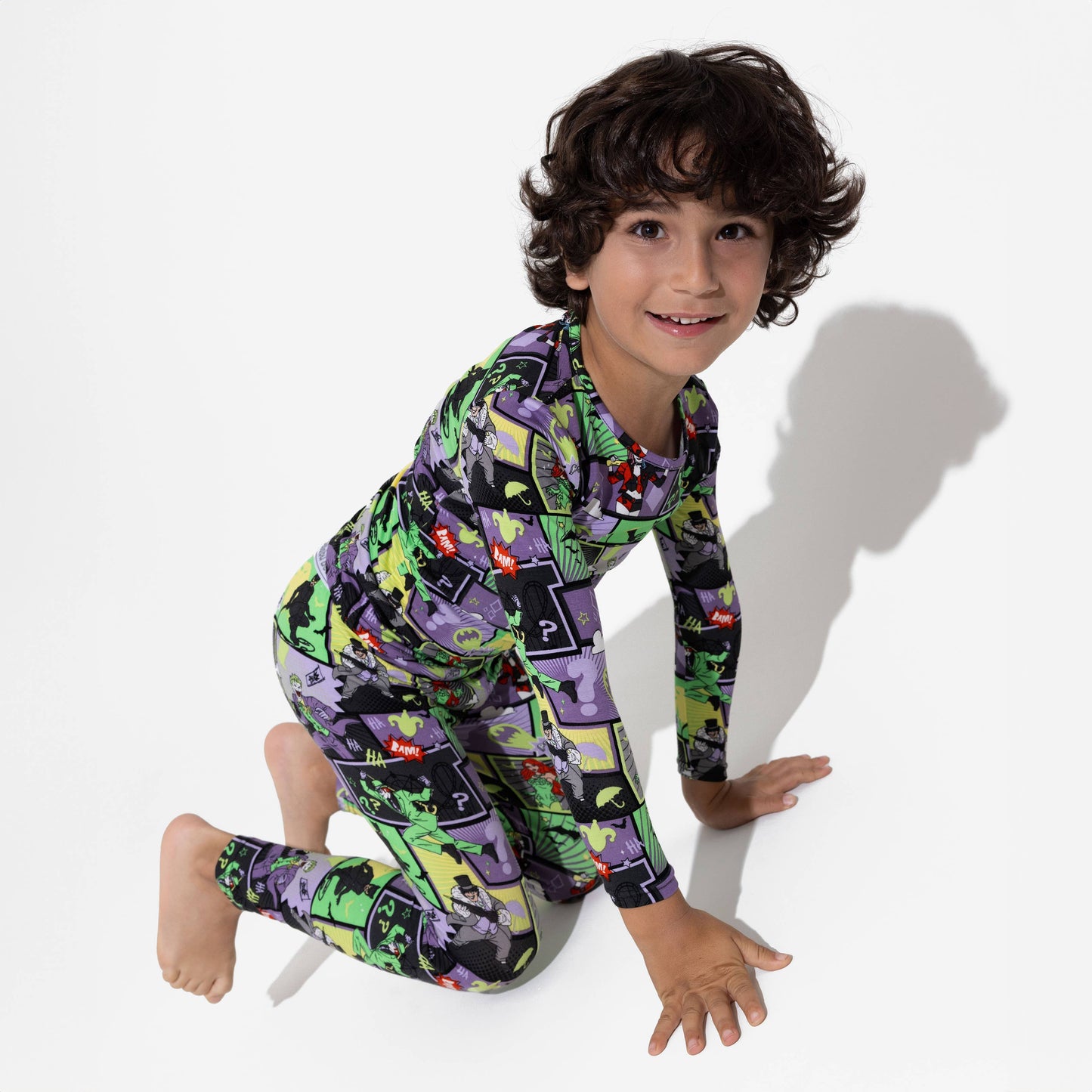 Batman Baddies Bamboo Kids Pajamas: 4T