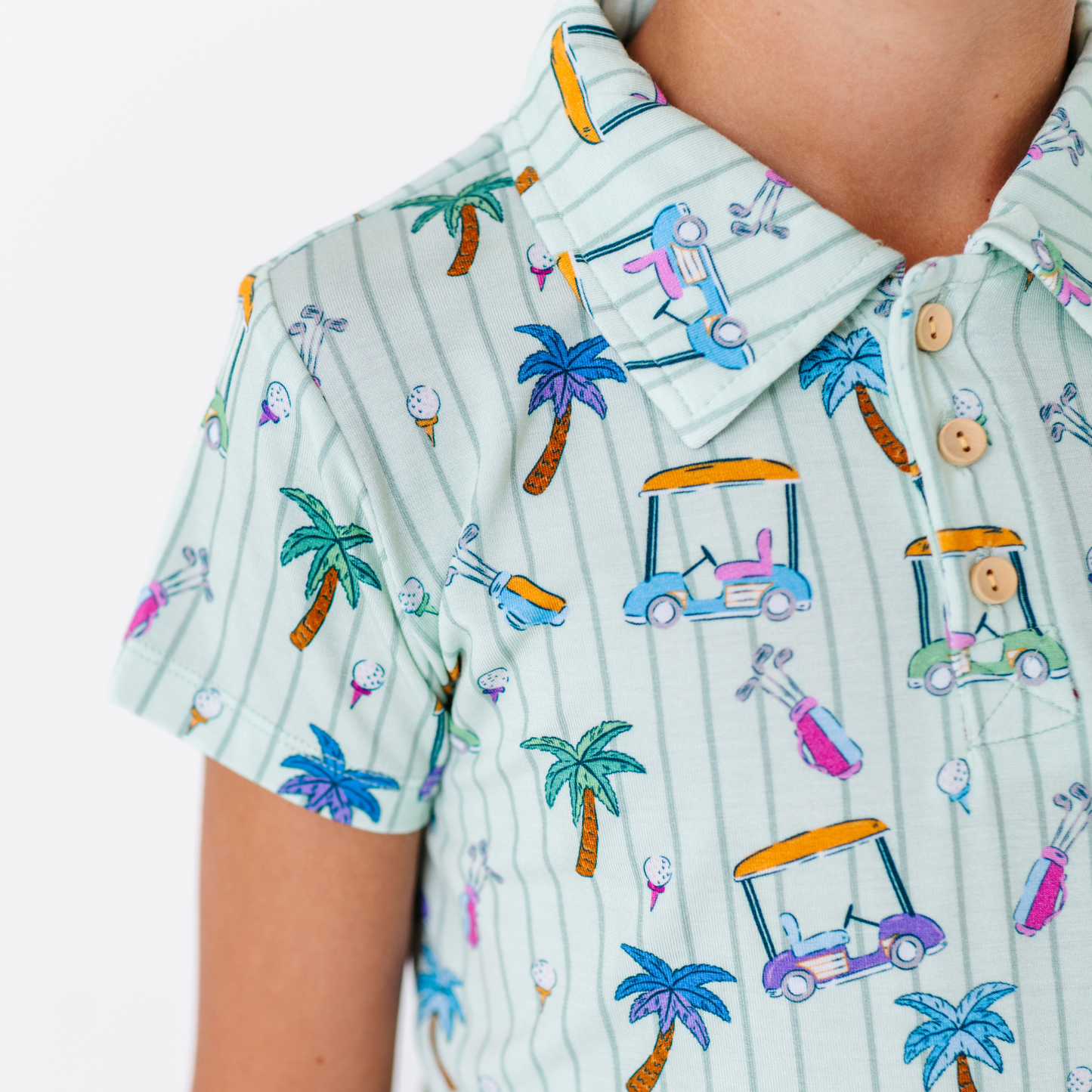 Polo Shirt- It's Fore O'Clock Somewhere