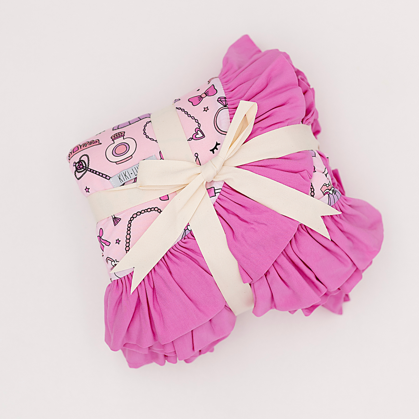 Sleeping Cutie Ruffle Blanket: One Size