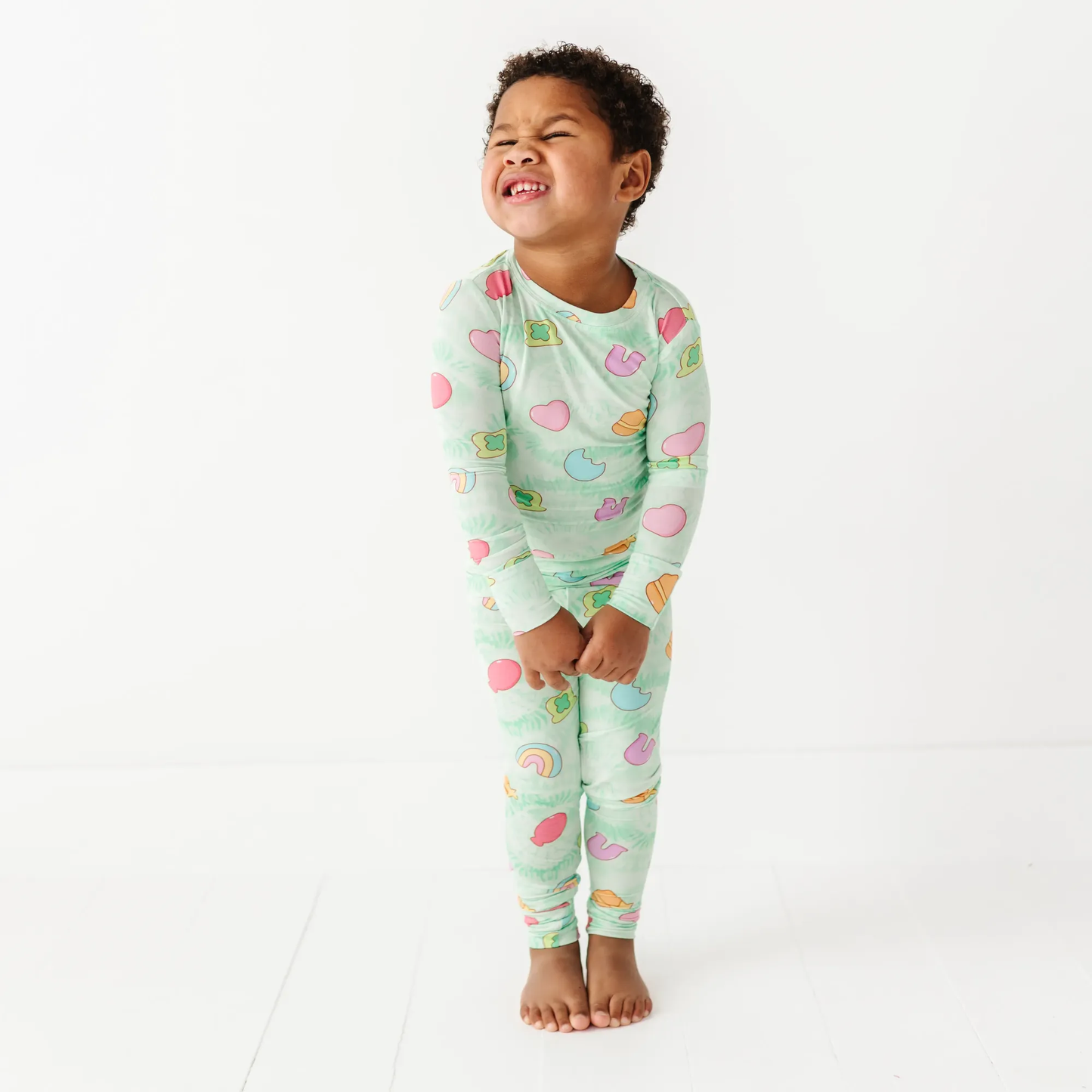 Toddler/Big Kids Pajamas- ST. PATRICK'S CHARMS