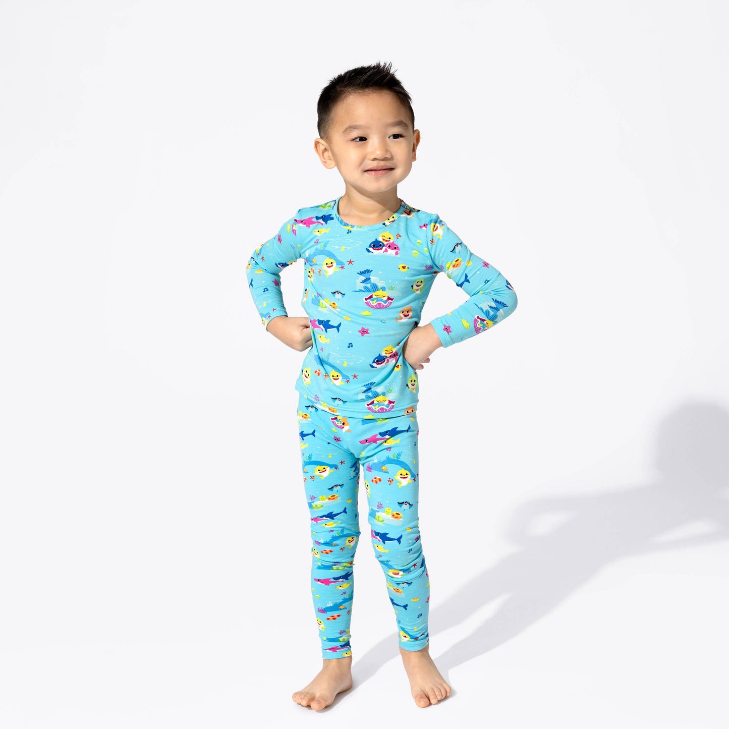 Baby Shark Kids Bamboo Pajamas: 3T