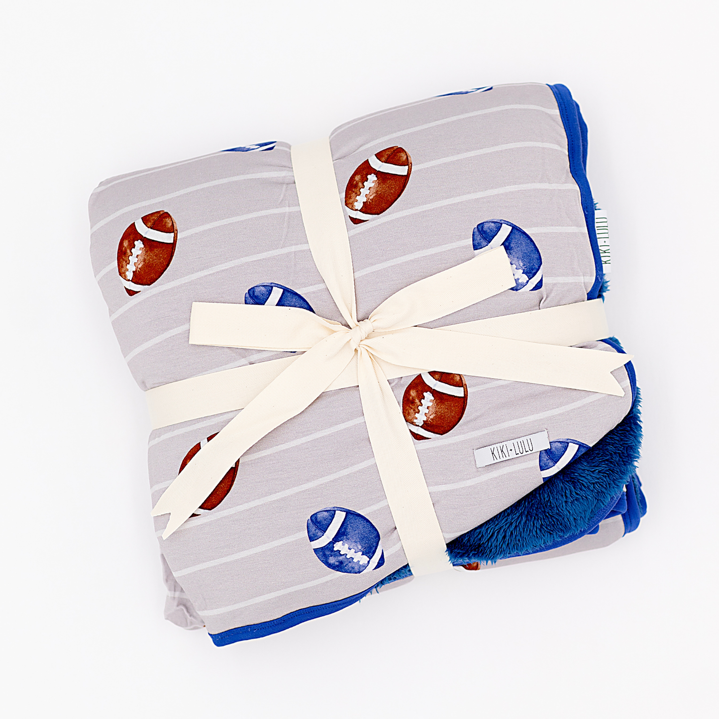 Gridiron Grind Football Plush Blanket: One Size