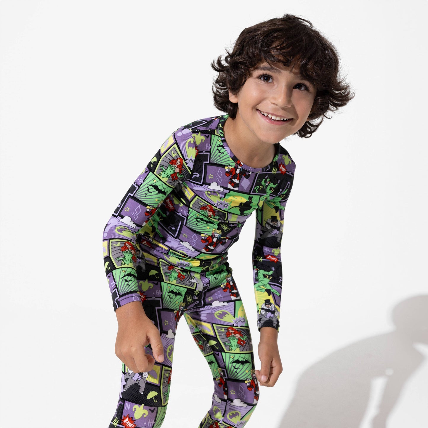 Batman Baddies Bamboo Kids Pajamas: 4T