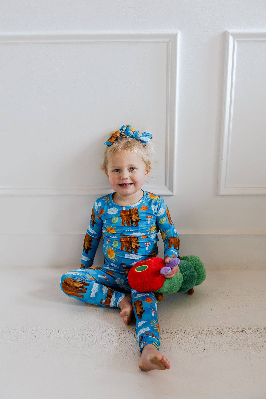 BEAR-Y BLUE SKIES DREAM BOW HAIR CLIPS: OS