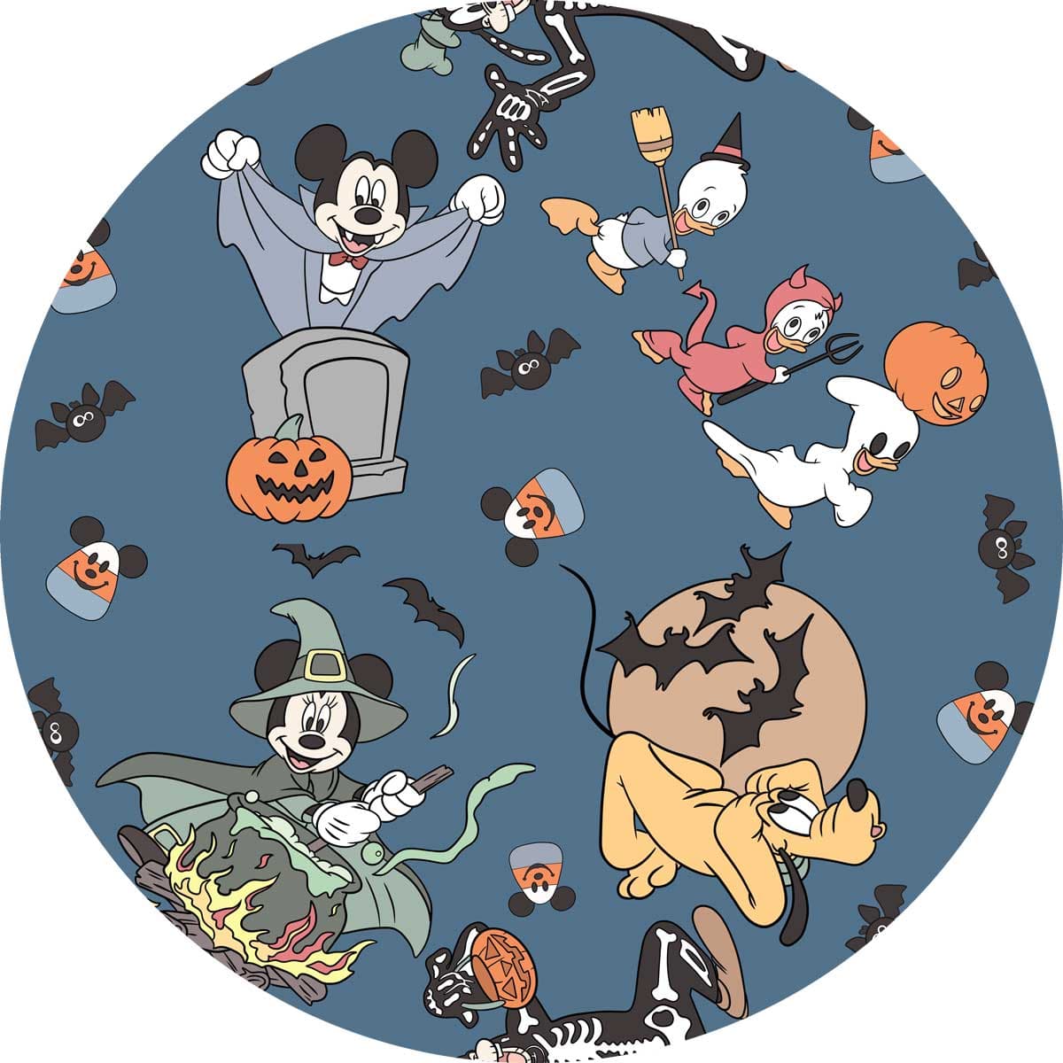Bamboo (Willow) Long Sleeve Lounge Set- MAGIC HALLOWEEN MAGICAL HAUNTING