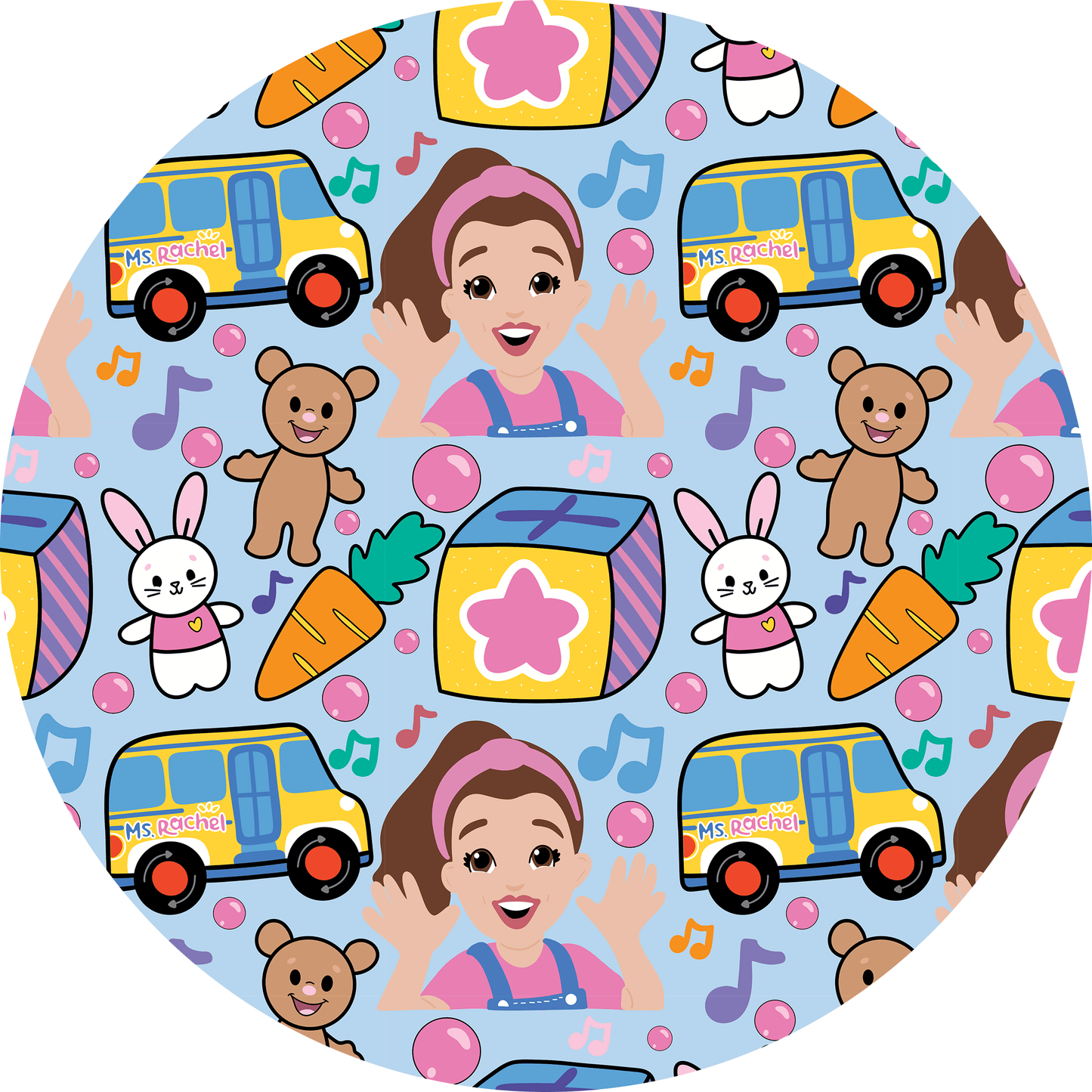 3 Layer Bamboo Blanket- DOUBLE QUILTED 60X80 - MS RACHEL SUNNY DAY SONGS