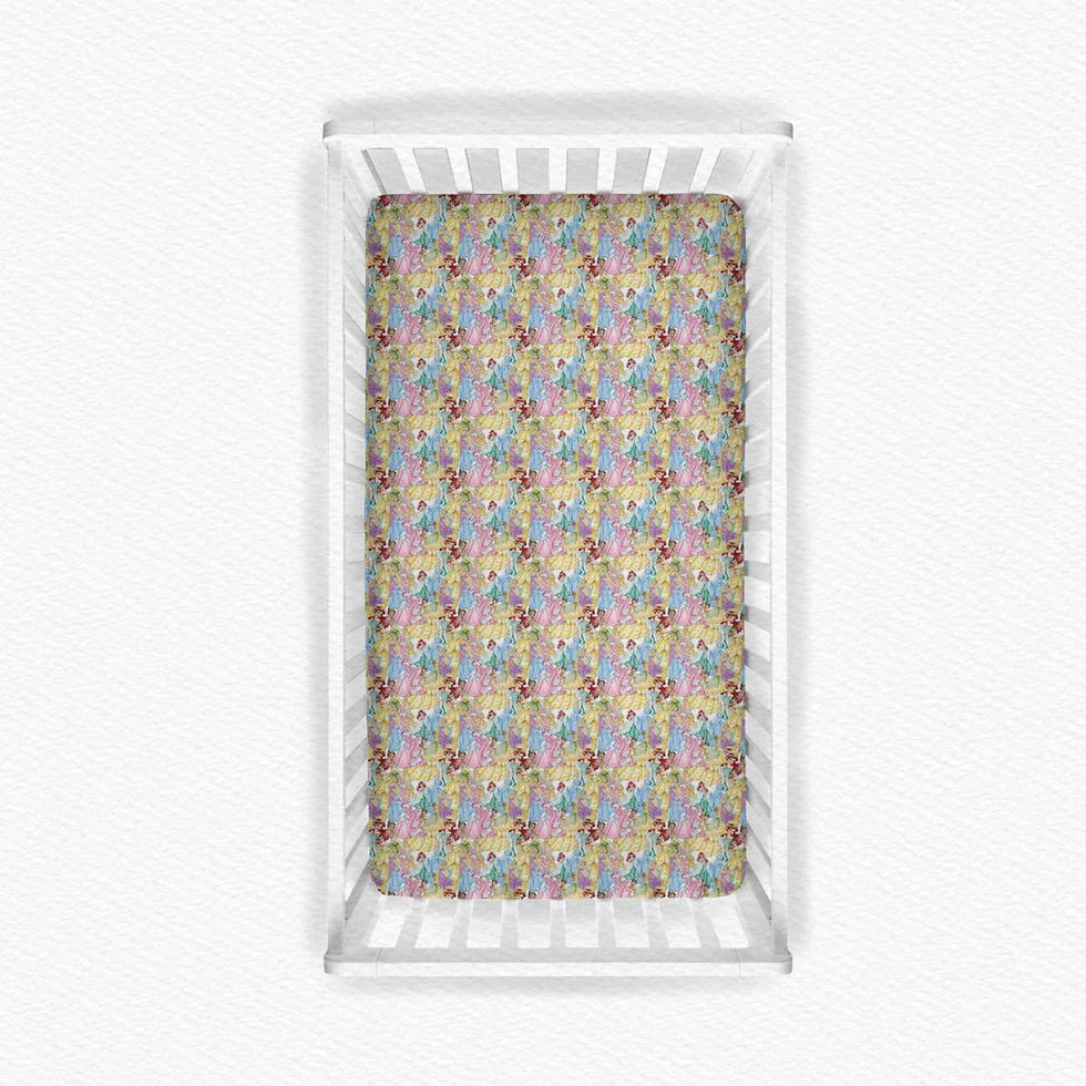 BAMBOO FITTED CRIB SHEET-ROYAL COURT