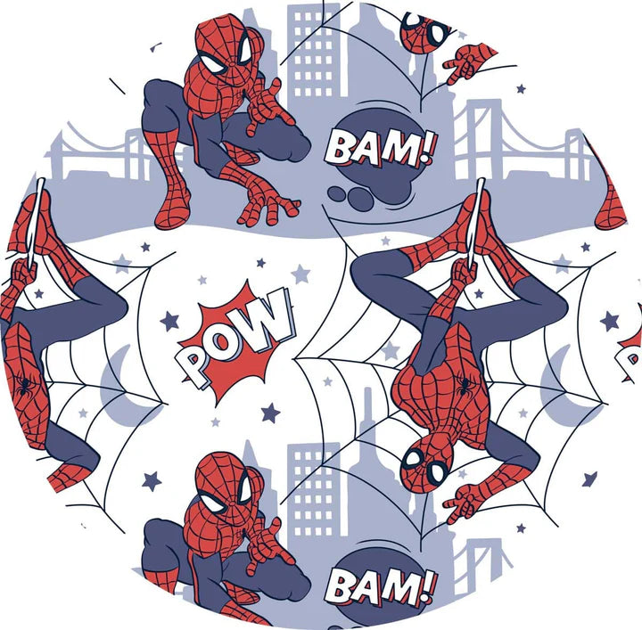 3 Layer Bamboo Blanket- LARGE QUILTED 60X80 -BAM POW SPIDEY