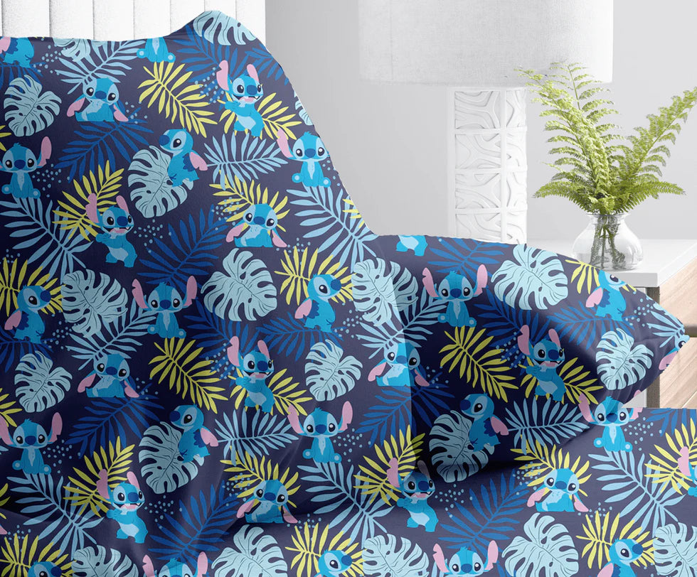 BAMBOO BEDDING- PILLOWCASE SET FLUFFY FRIENDS OHANA