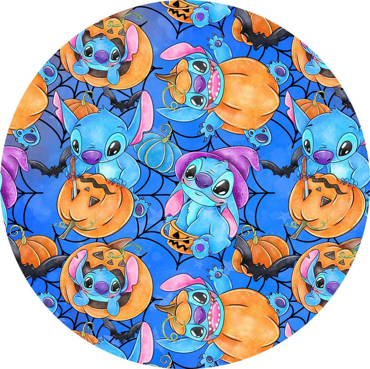 Bamboo (Connor) Zippy Romper- CREEPY CUTE STITCH OR TREAT
