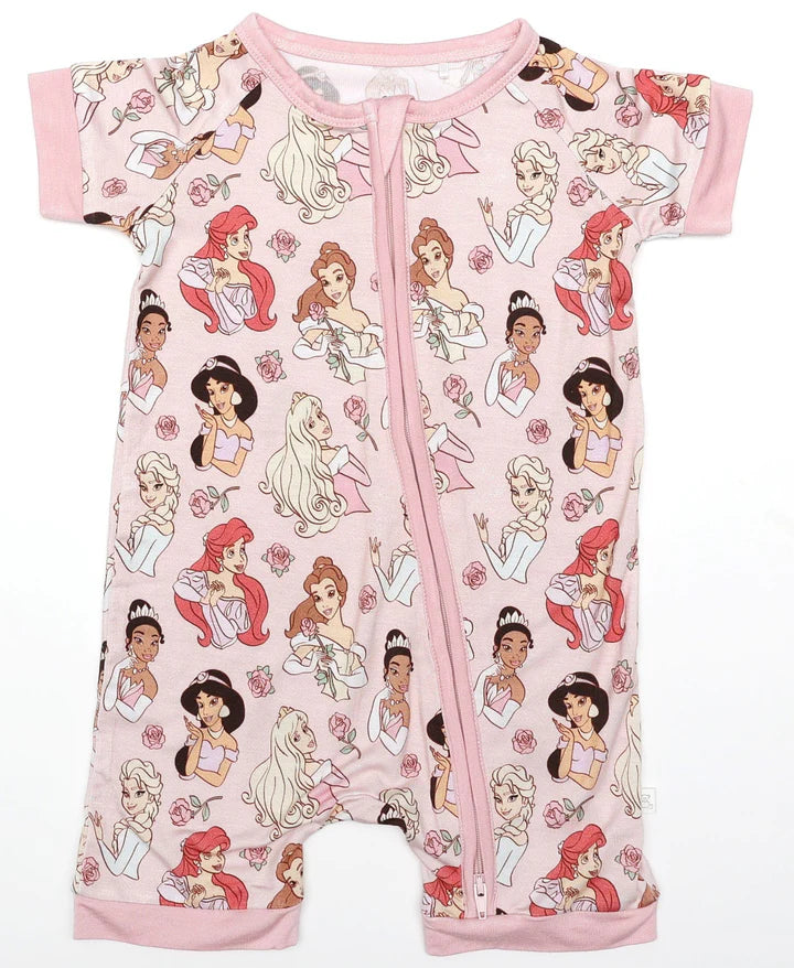 Bamboo Shorty Romper- MAGIC COLLECTION SWEETHEART PRINCESS