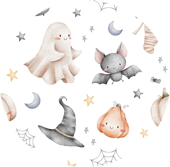 Bamboo (Willow) Long Sleeve Lounge Set- CREEPY CUTE TRICKY TREATS