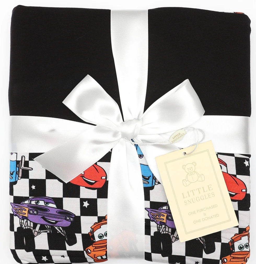 3 Layer Bamboo Blanket- LARGE QUILTED 60X80 -MAGIC COLLECTION VICTORY LAP