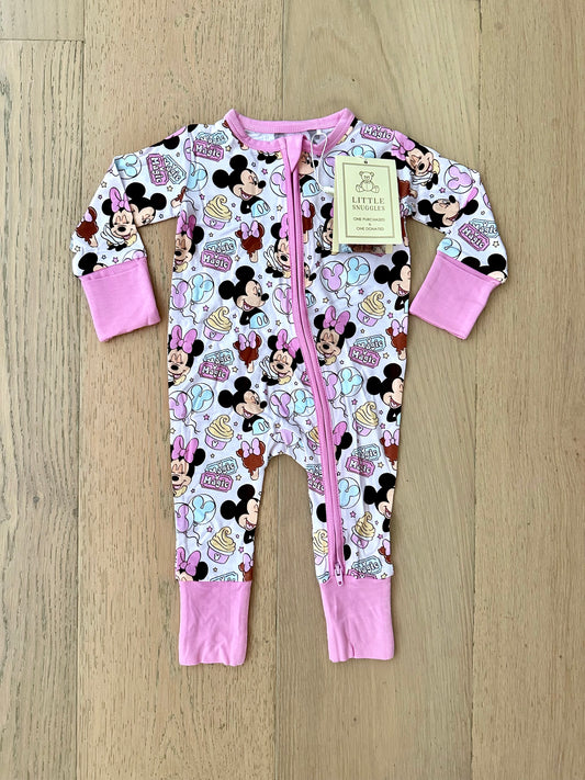 Bamboo (Connor) Zippy Romper- FAV MINI SWEETS