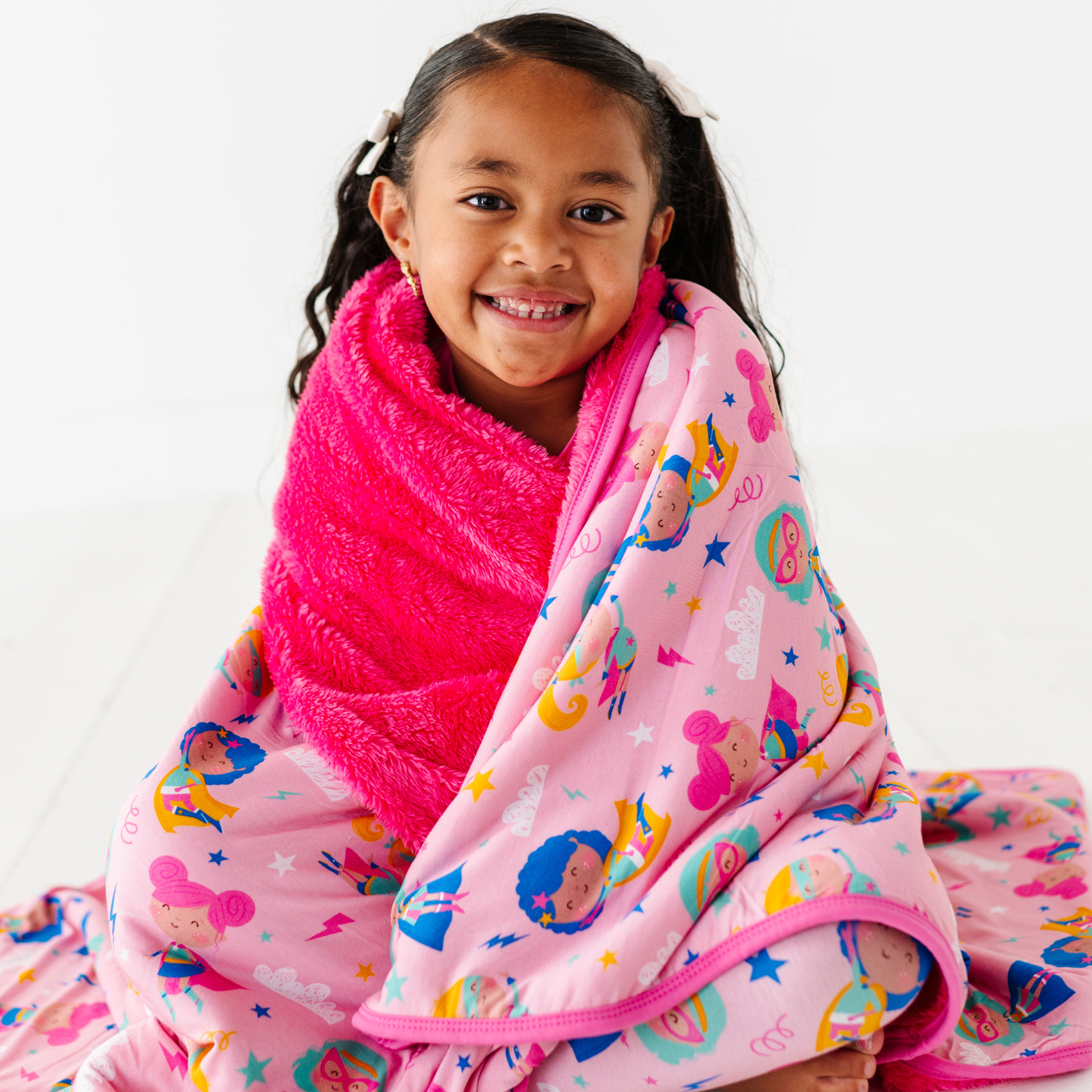 Cozy & Courageous Plush Blanket: One Size