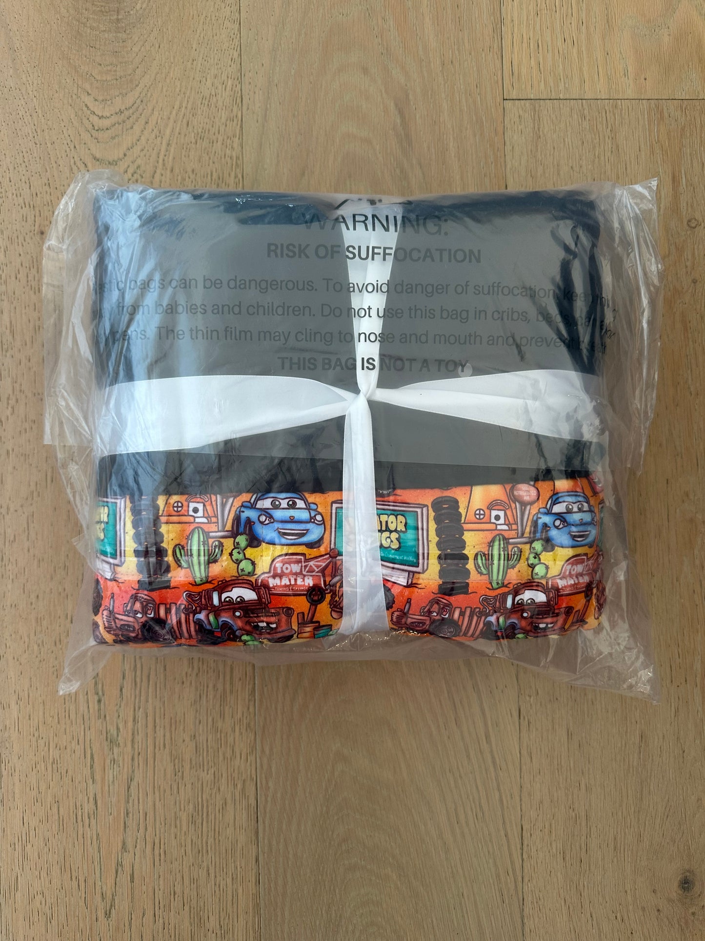 3 Layer Bamboo Blanket- DOUBLE QUILTED 60X80 - DISNEY RAD CARS