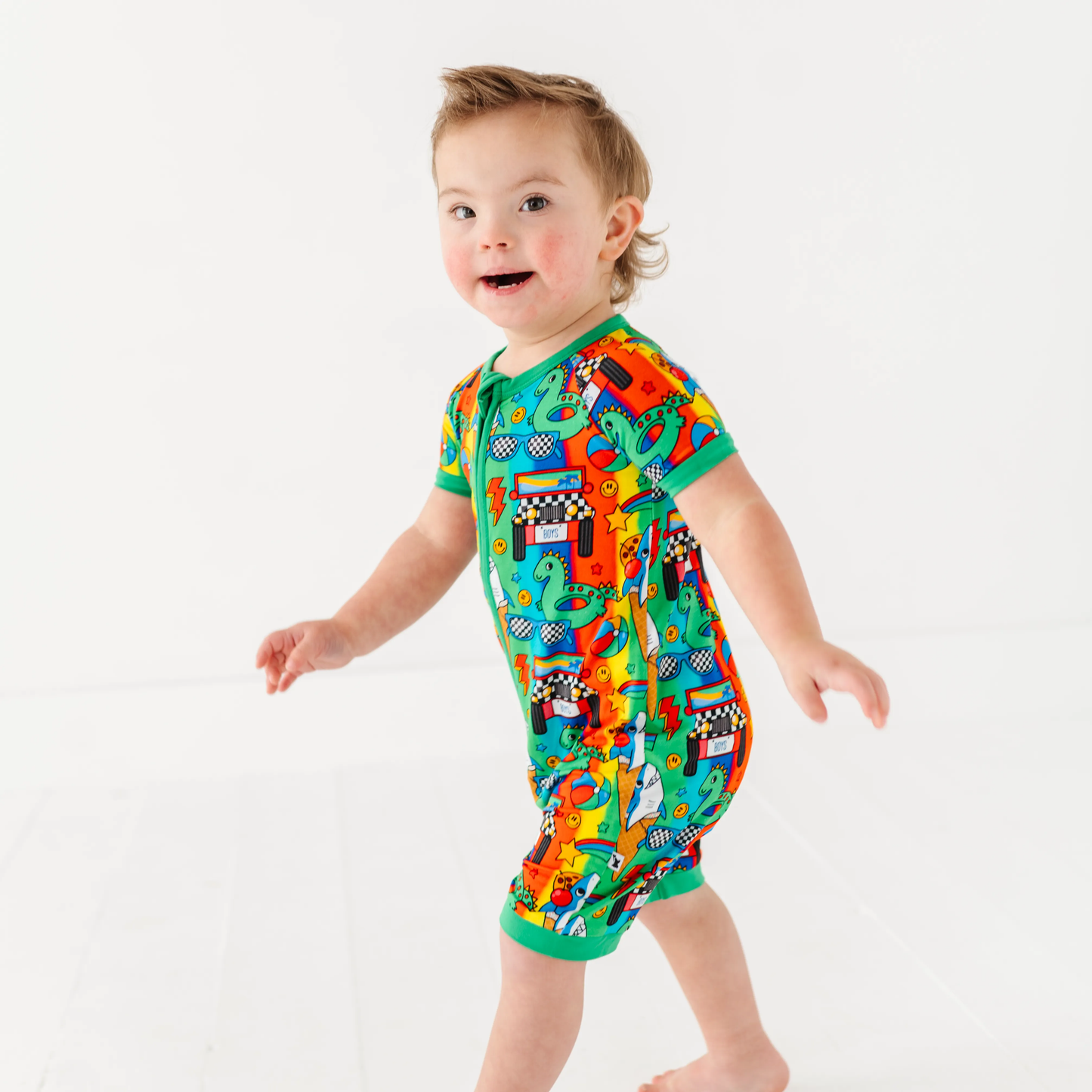 Boy Rocket Lion Shorties: 12-18 Months